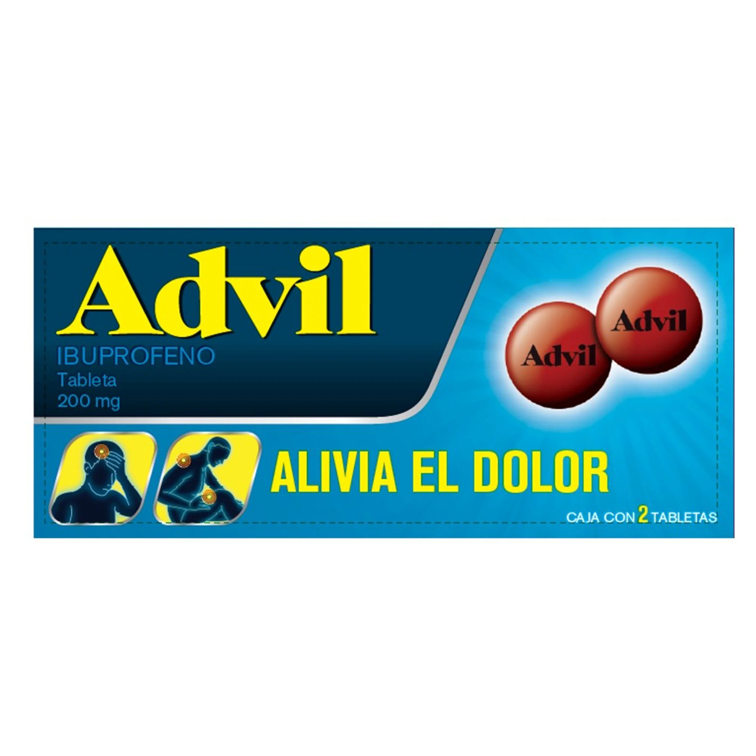 Advil (Ibuprofeno) 200 Mg Con 2 Tab