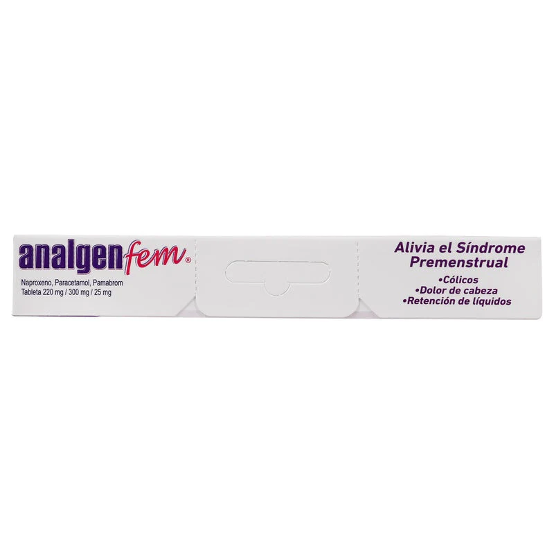 Analgen Fem 220/300/25 Mg Con 12 Tabletas - Image 4