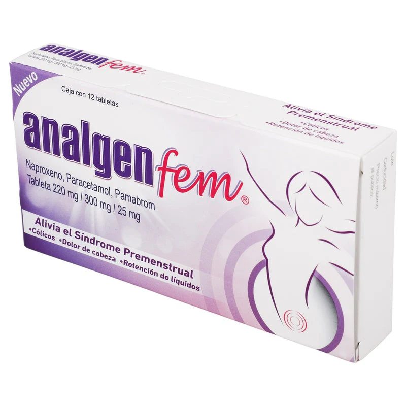 Analgen Fem 220/300/25 Mg Con 12 Tabletas - Image 7
