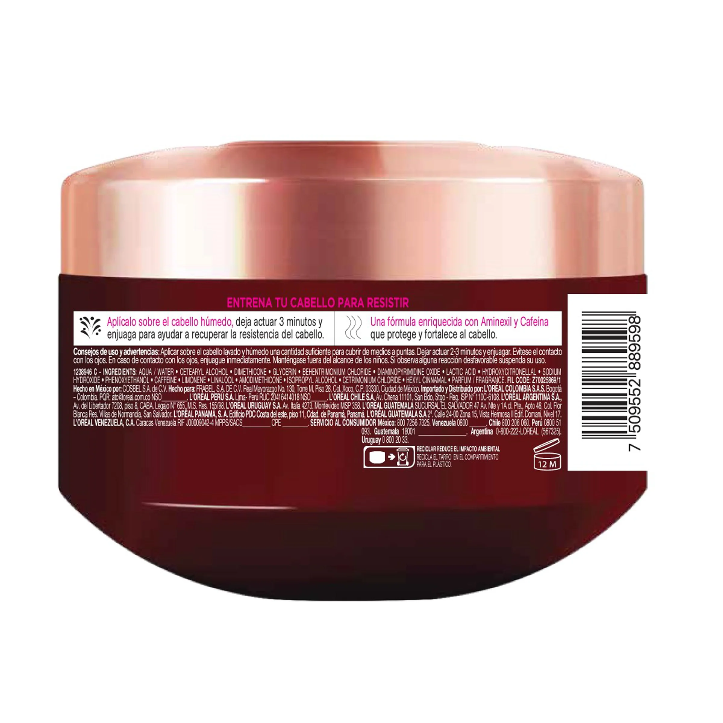 Mascarilla Elvive C-Resis A-Quieb 300 G - Image 2