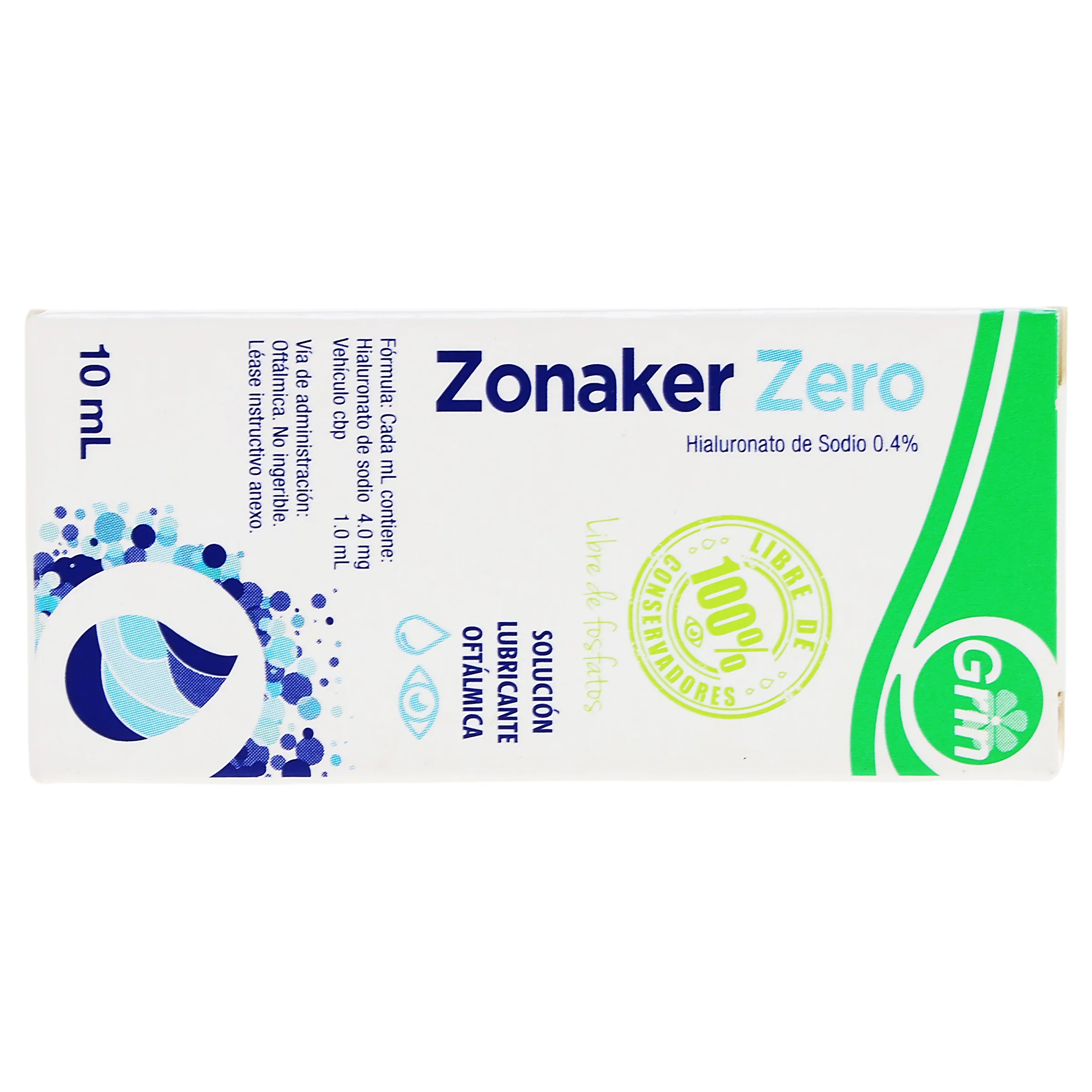 Zonaker Zero 0.4% Solución Oftal Con 10 Ml