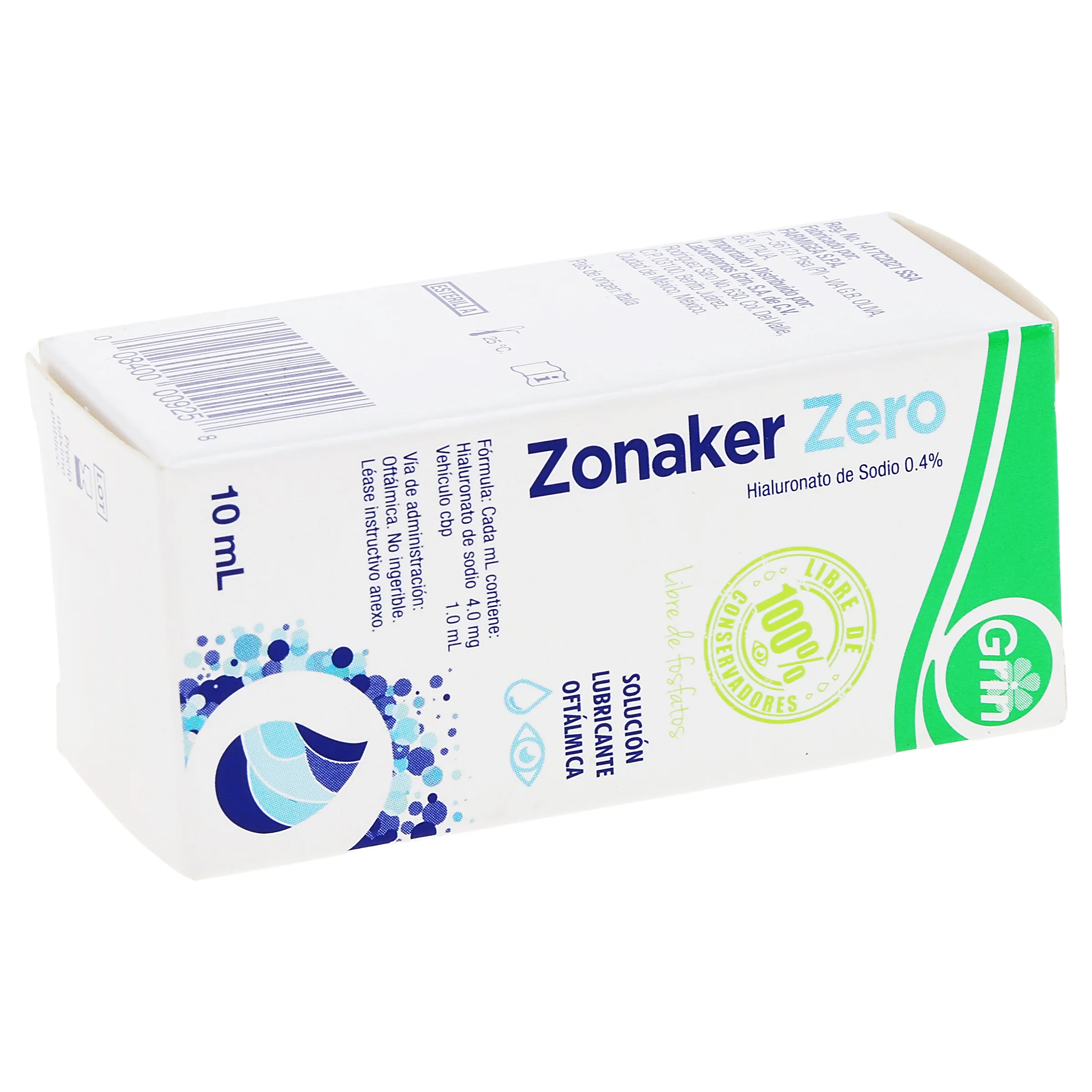 Zonaker Zero 0.4% Solución Oftal Con 10 Ml - Image 2