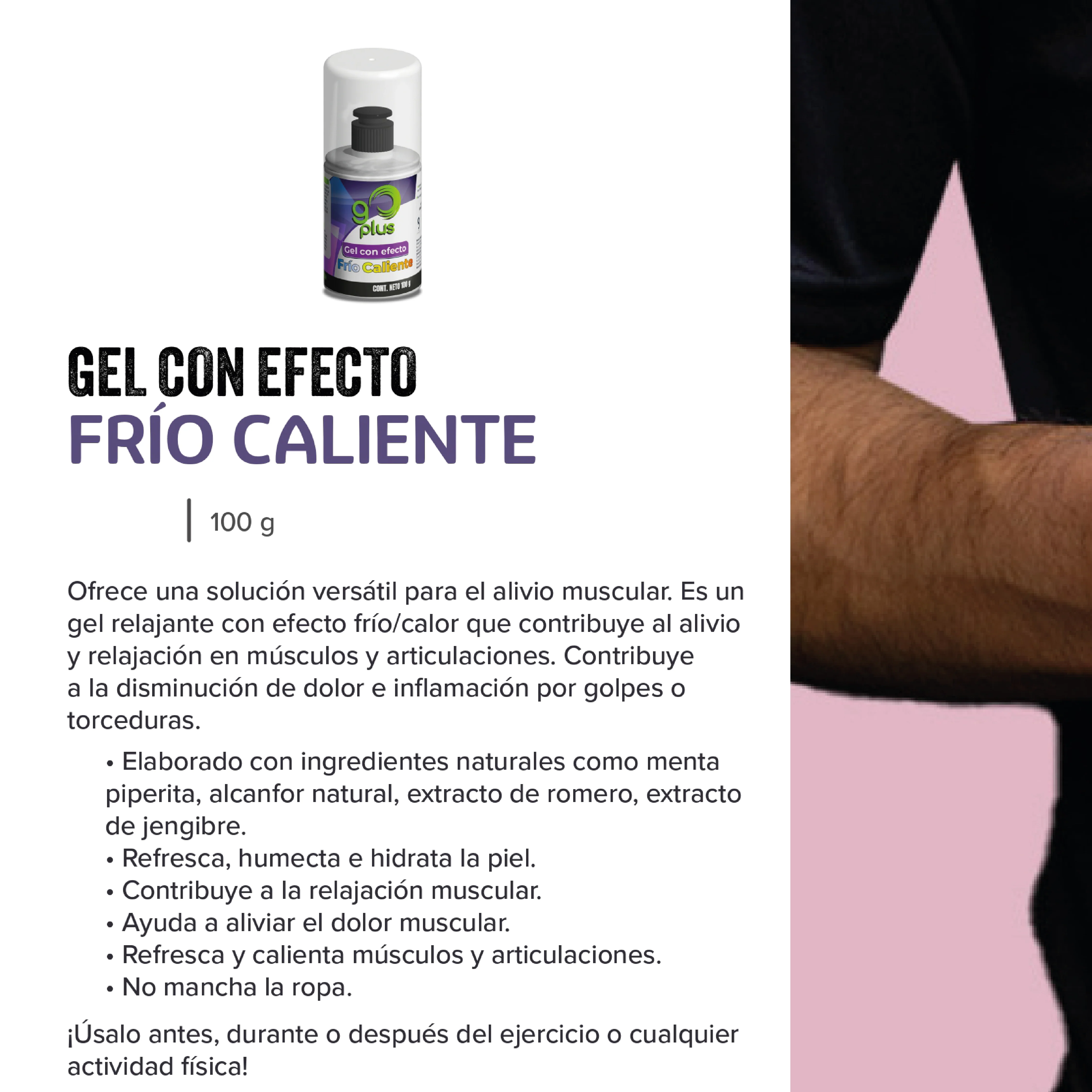 Go Plus Gel Frio-Caliente Sport 100 - Image 3