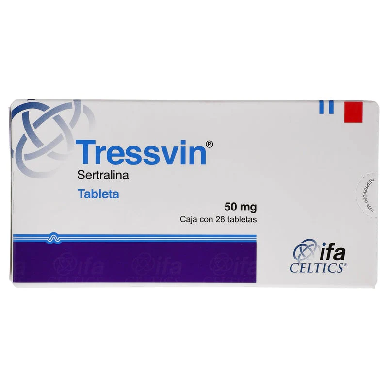 Tressvin (Sertralina) 50 Mg Con 28 Tabletas