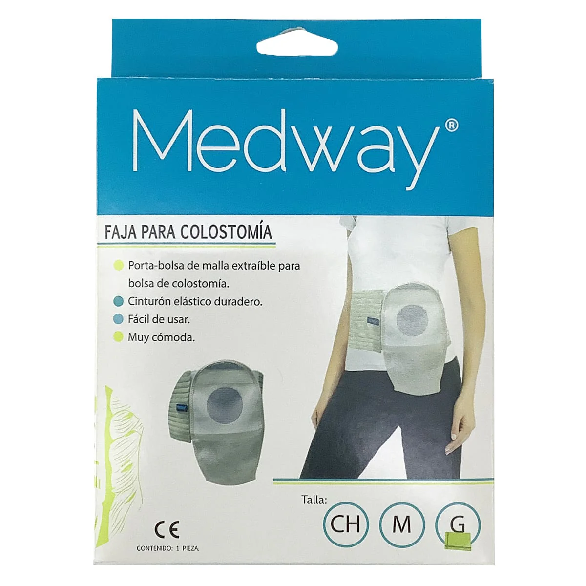 Faja Para Colostomia Grande Medway