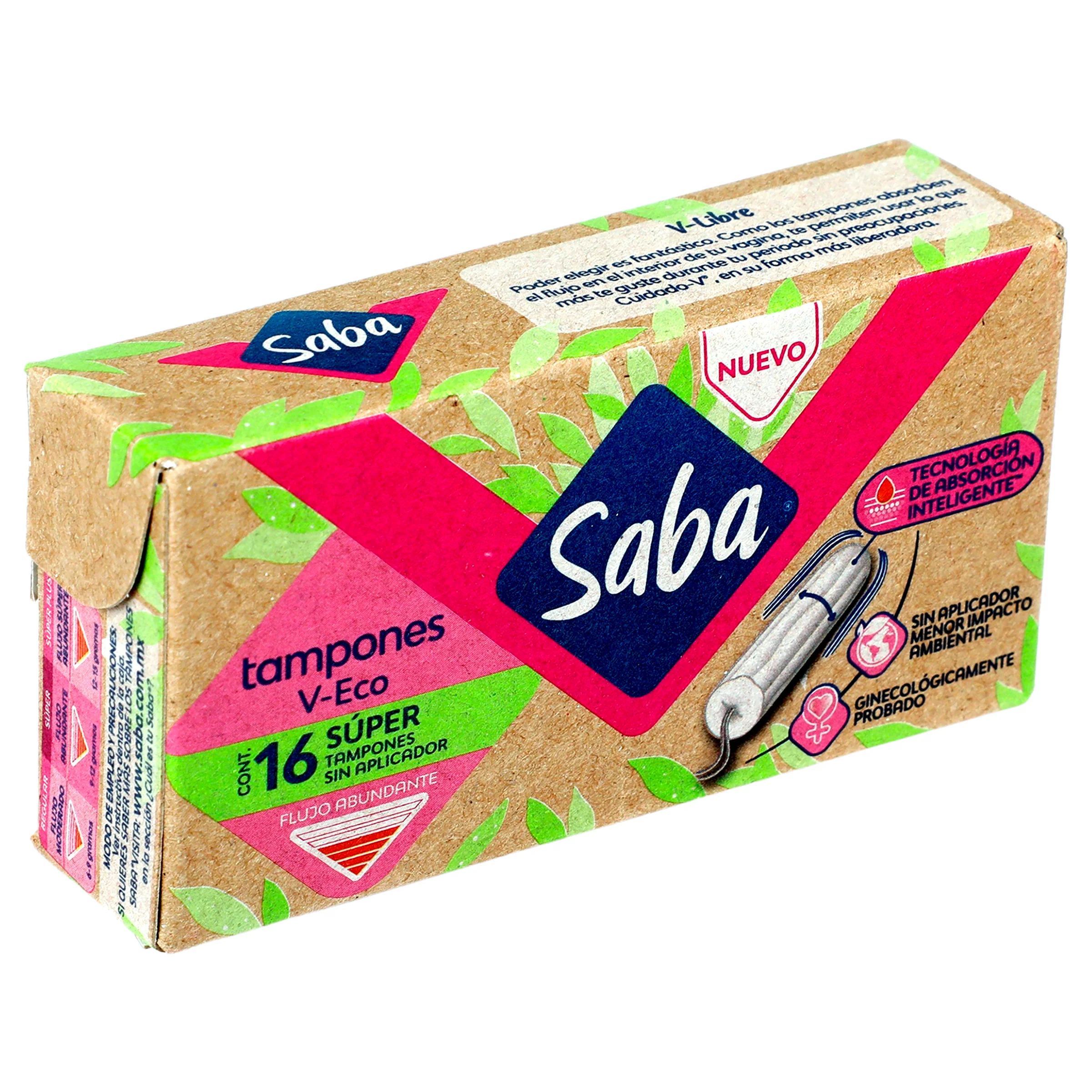 Tampones Saba V-Eco Super C/16 Piezas - Image 2