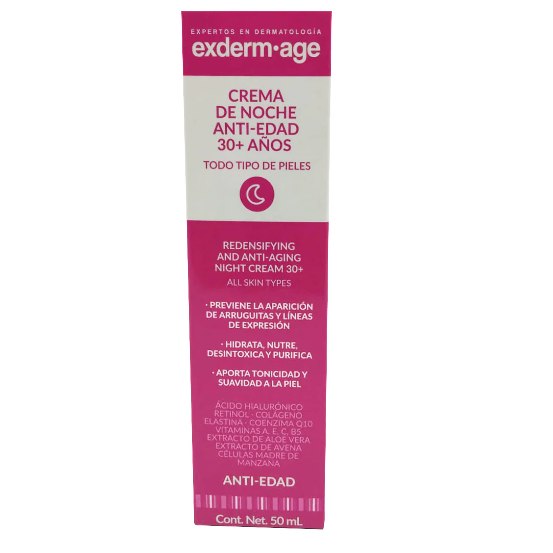 Exderm Age, Crema De Noche 30 Años + 50 Ml