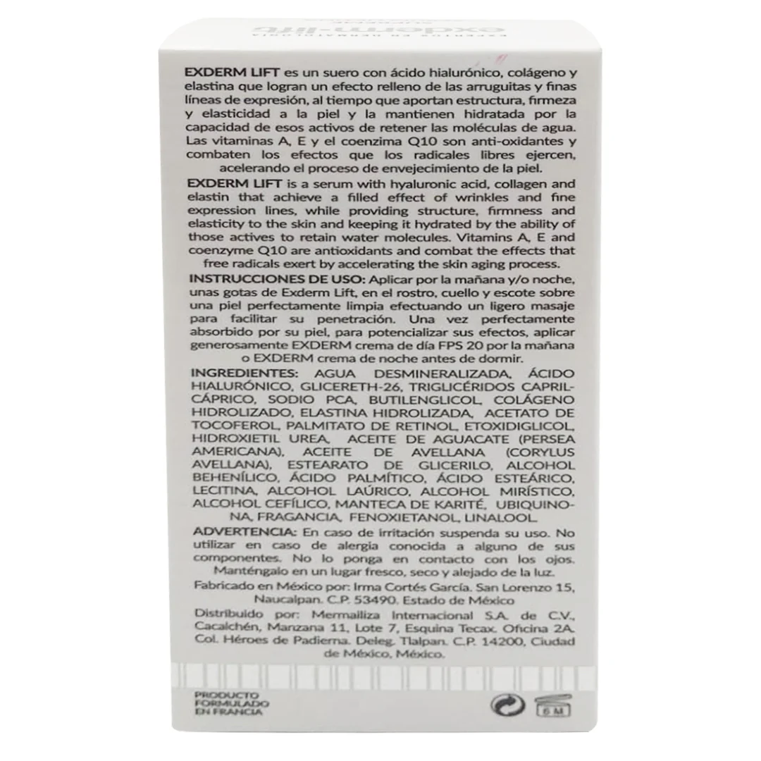 Exderm Lift Serum Supreme Lifting Hialuronico 30 Ml - Image 2