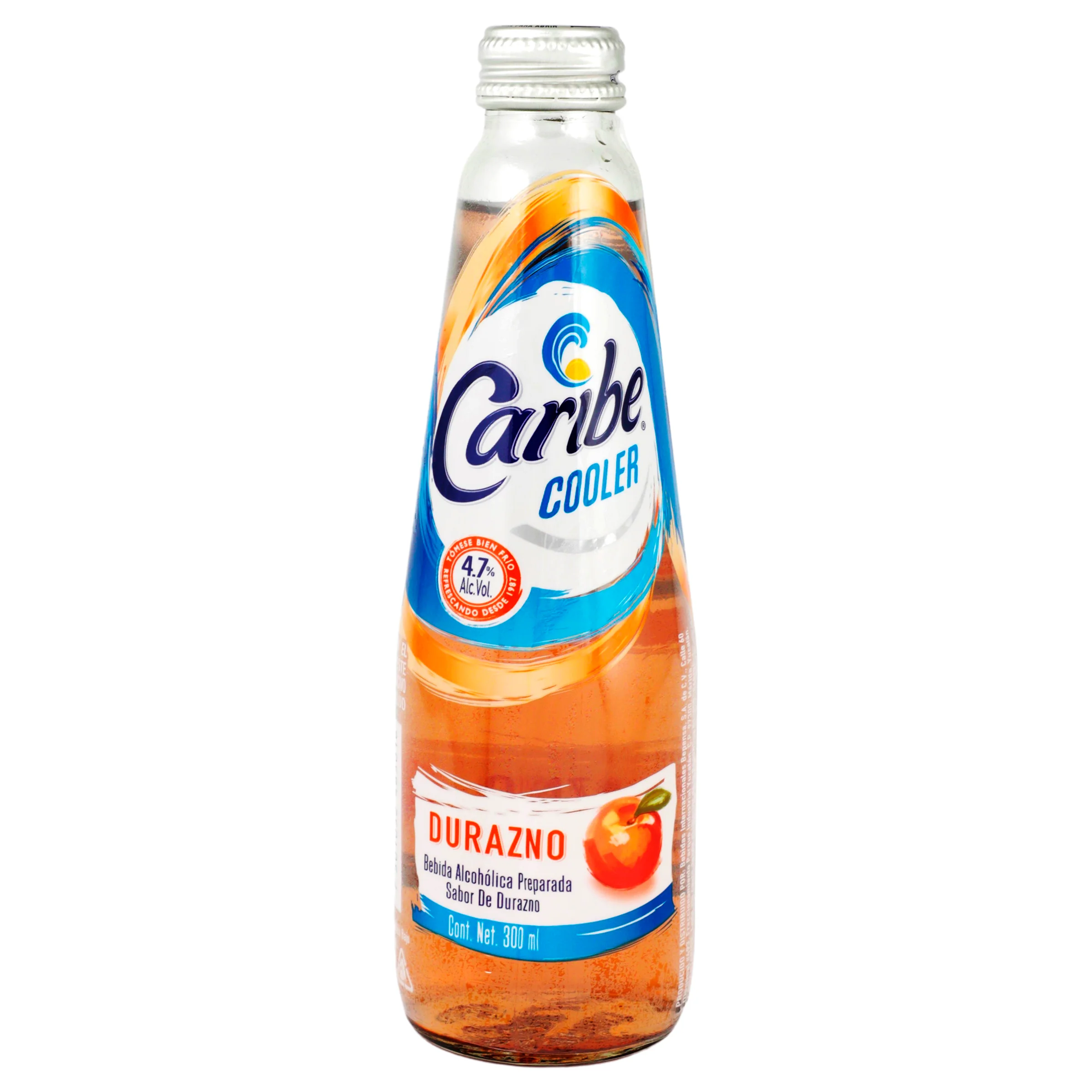 Caribe Cooler Durazno 300 Mililitros