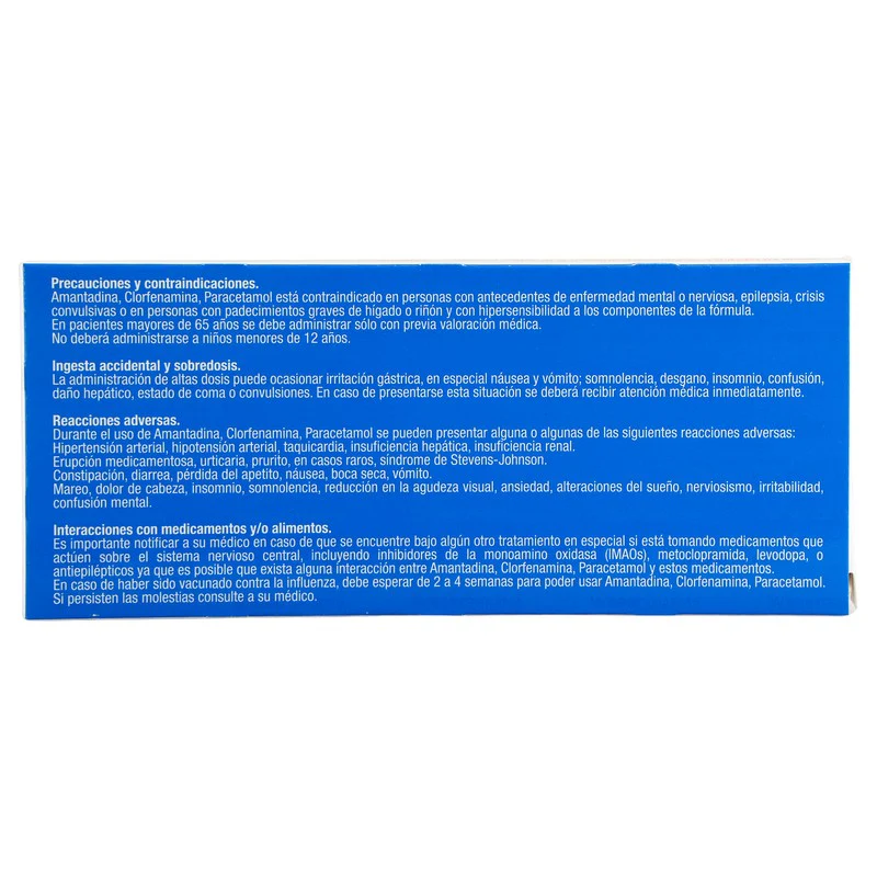 Deples (Amantadina,Clorfenamina,Paracetamos) Con 24 Capsulas - Image 7