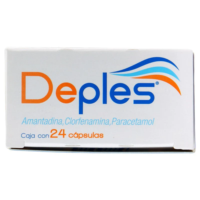 Deples (Amantadina,Clorfenamina,Paracetamos) Con 24 Capsulas - Image 8