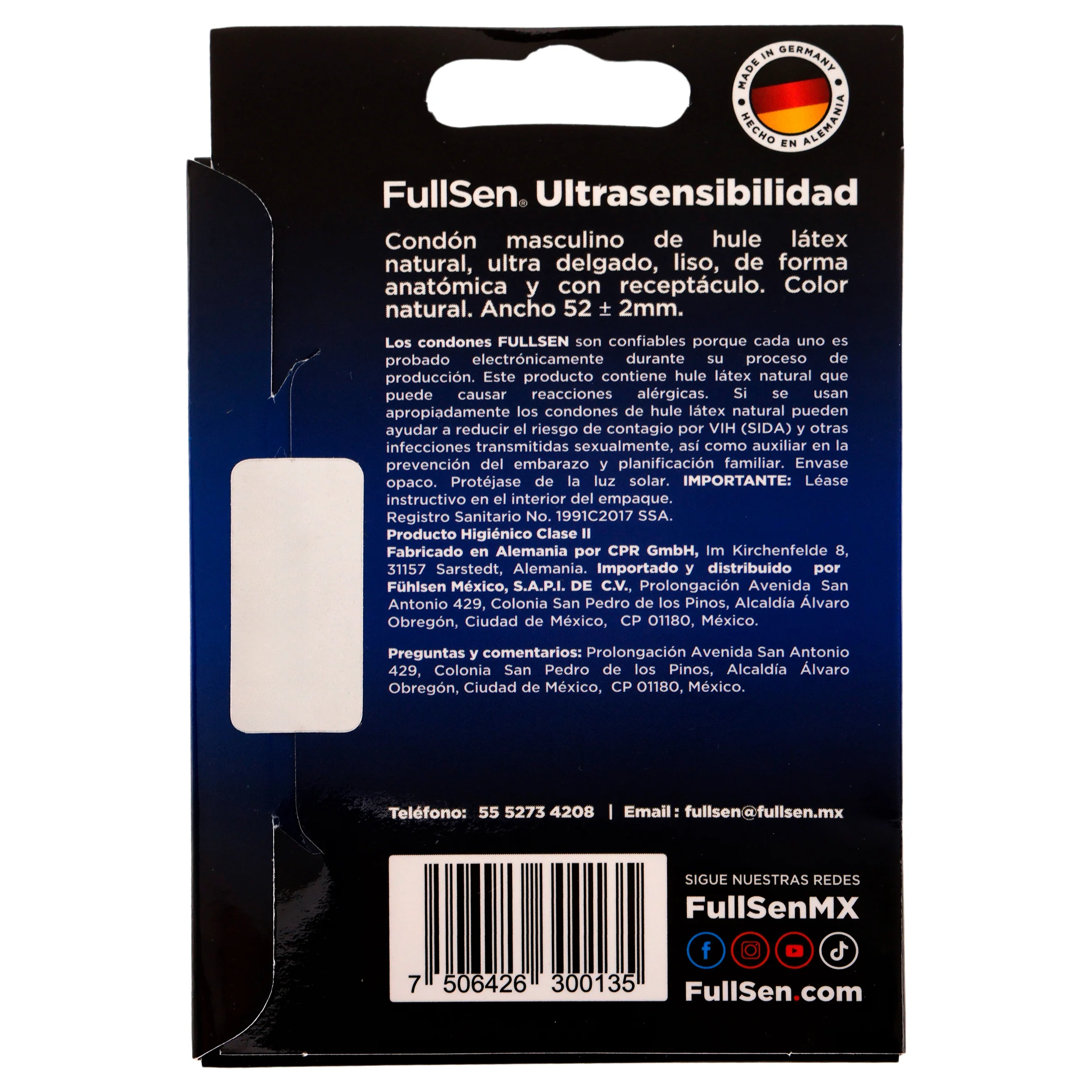 Preservativo Fullsen Ultrasensib C/3 - Image 2