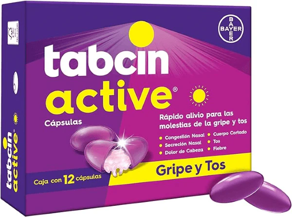 Tabcin Active Blister Con 12 Caps Mx - Image 2