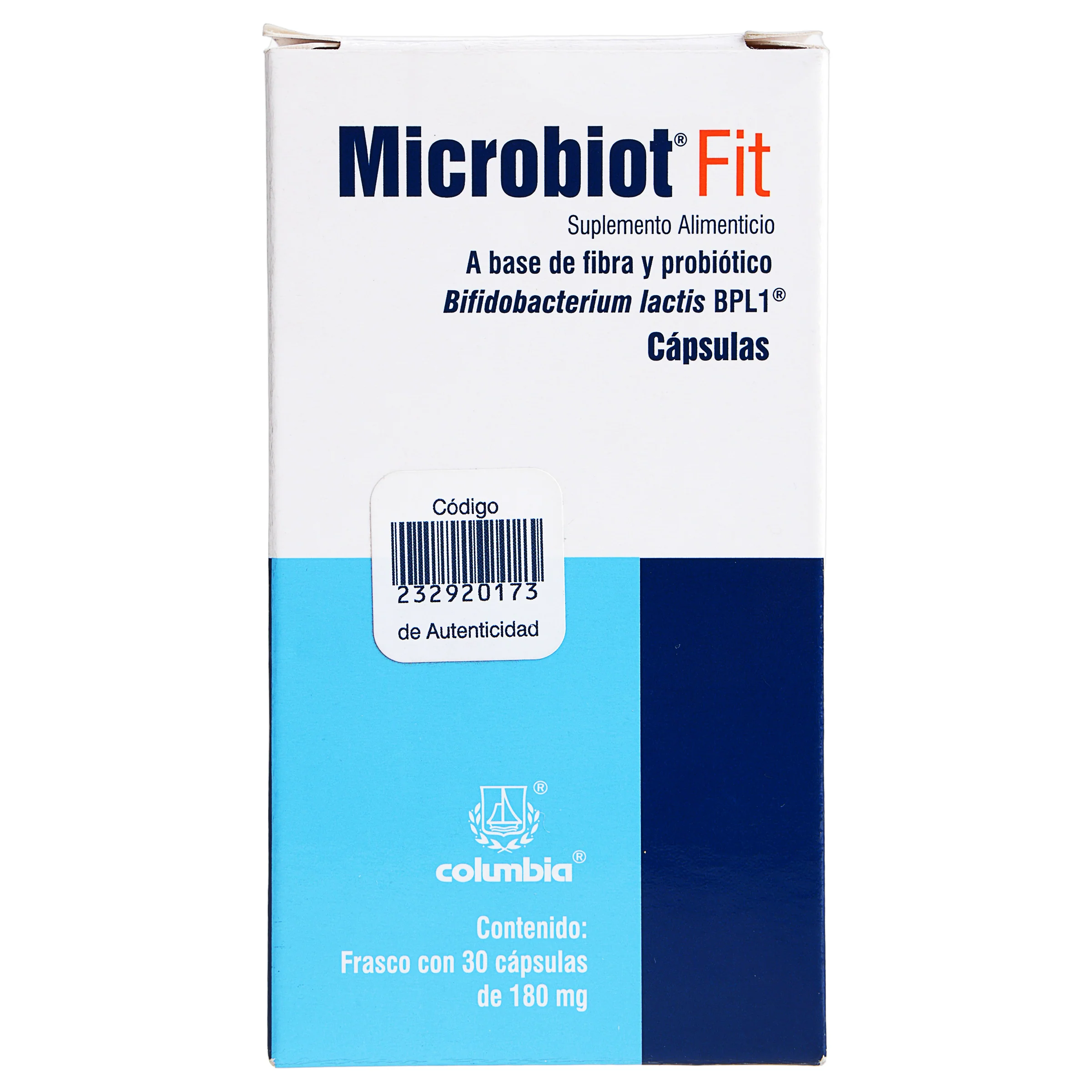 Microbiot Fit 180 Mg Suplemento Alimenticio Con 30 Capsulas - Image 7