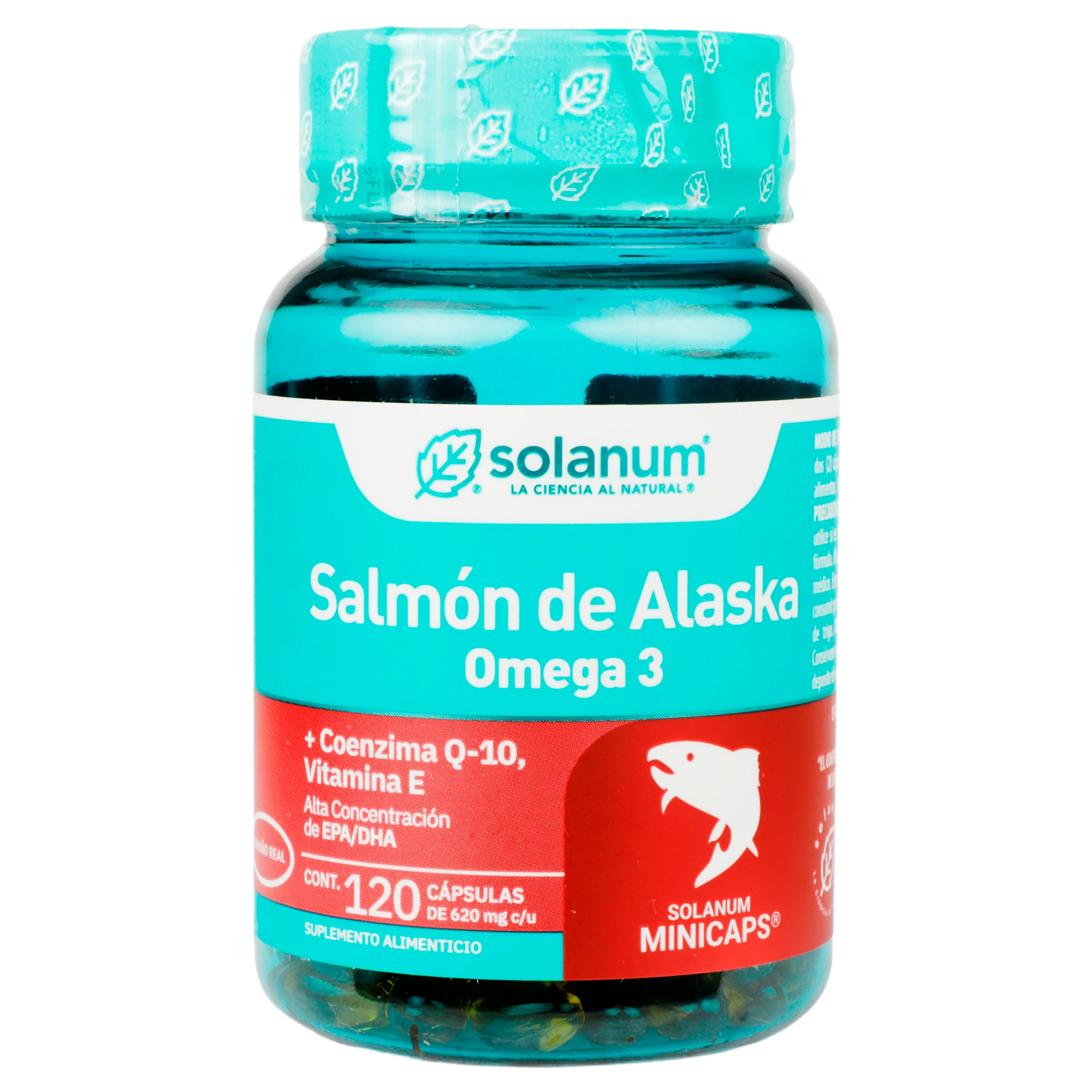 Omega 3 Salmon +Vitamina-E +Coq Con 120 Capsulas