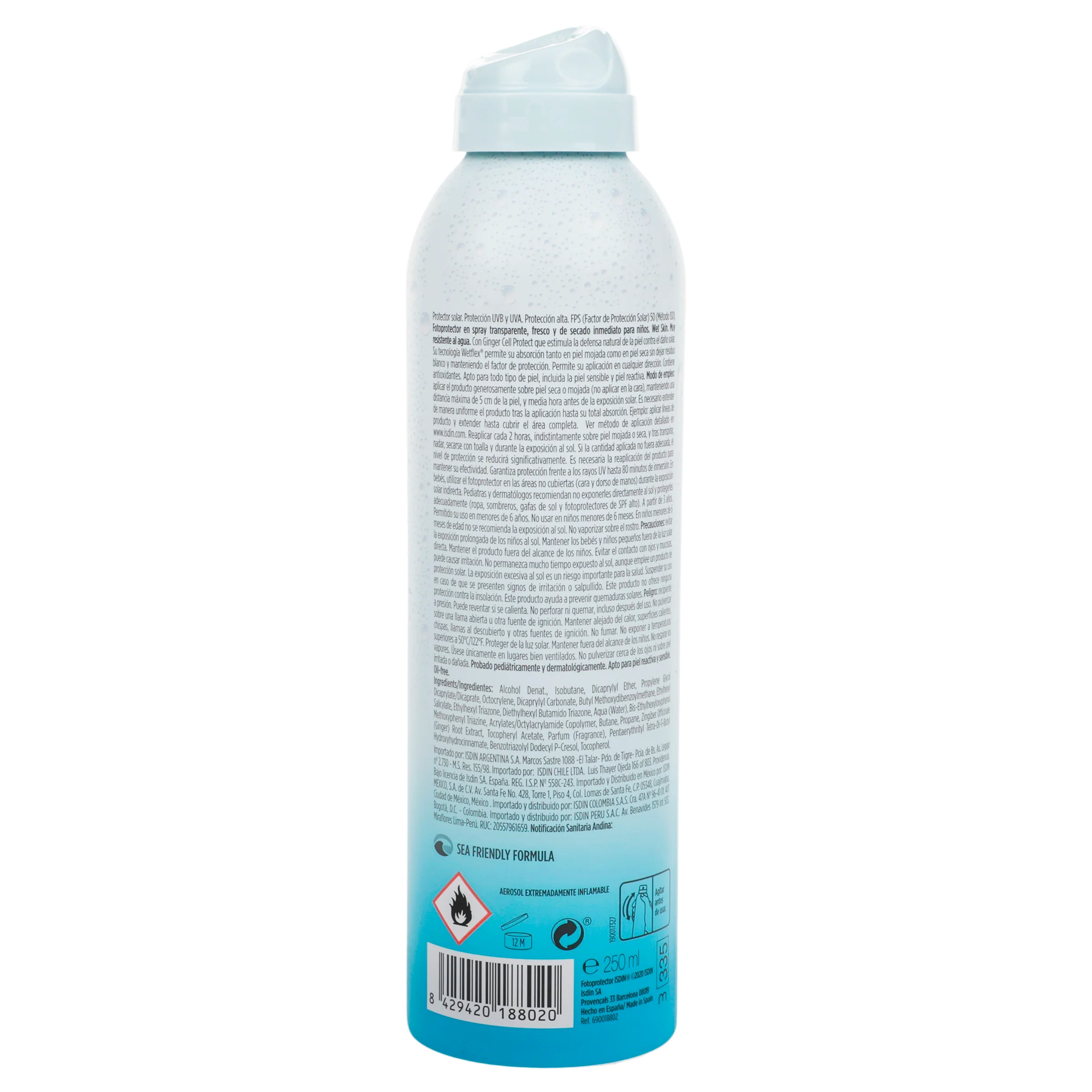 Isdin Fotoprotector Wet Skin Pediatric 250 Ml - Image 7