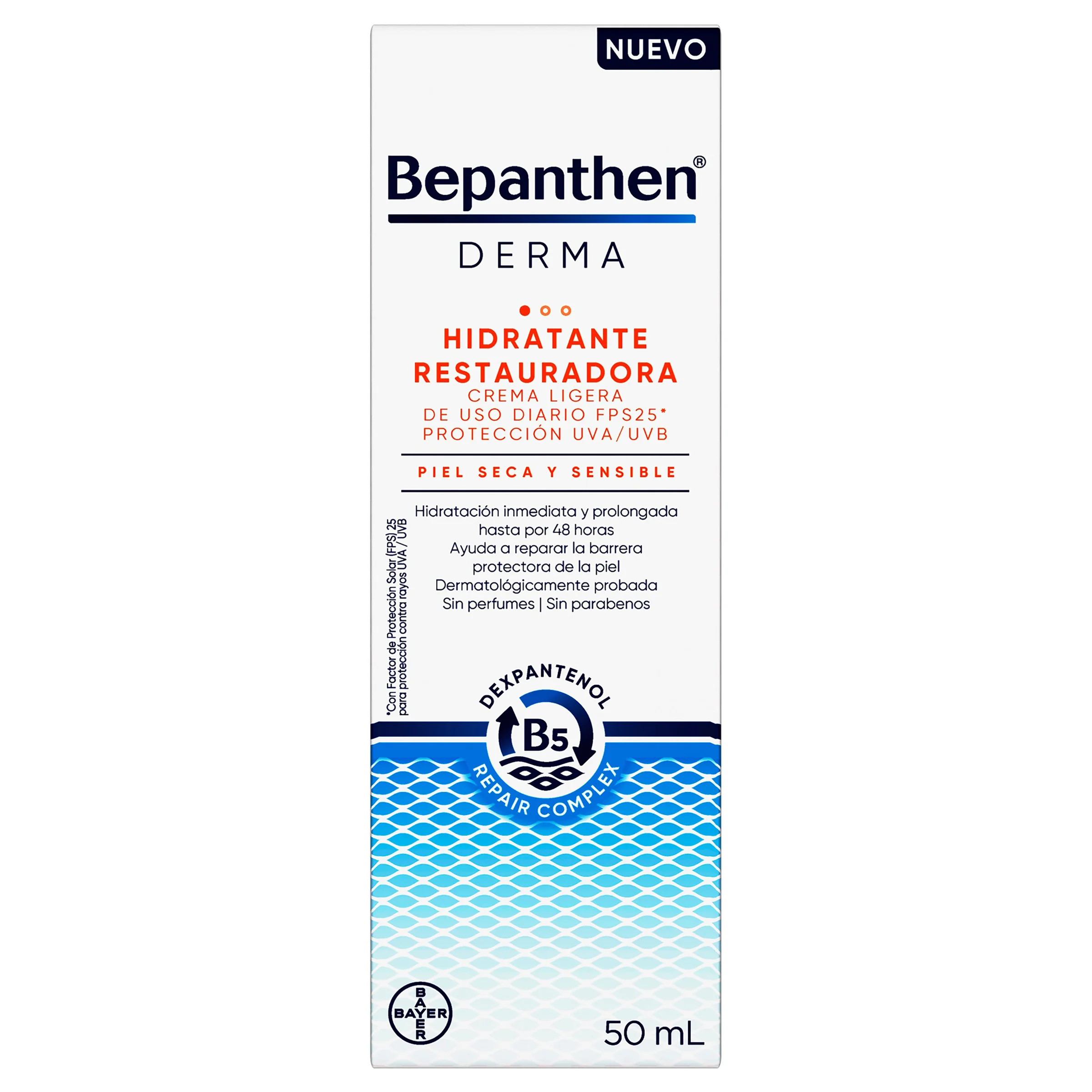 Bepanthen Derma Crema Ligera Hidratante Restauradora 50 Ml