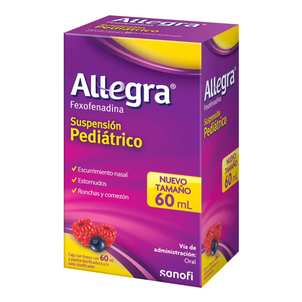 Allegra Suspension Pediatrica Frasco De 60 Ml - Image 2