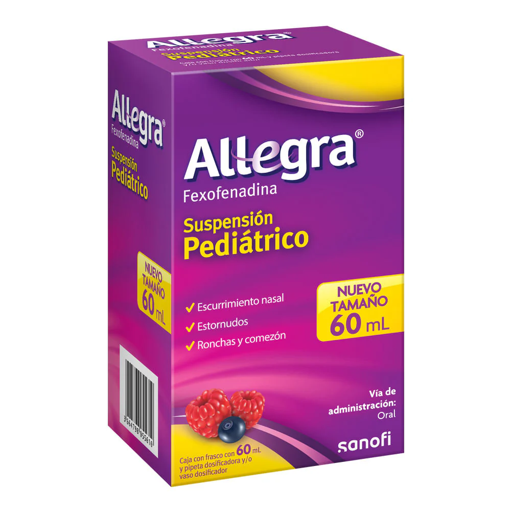 Allegra Suspension Pediatrica Frasco De 60 Ml - Image 3