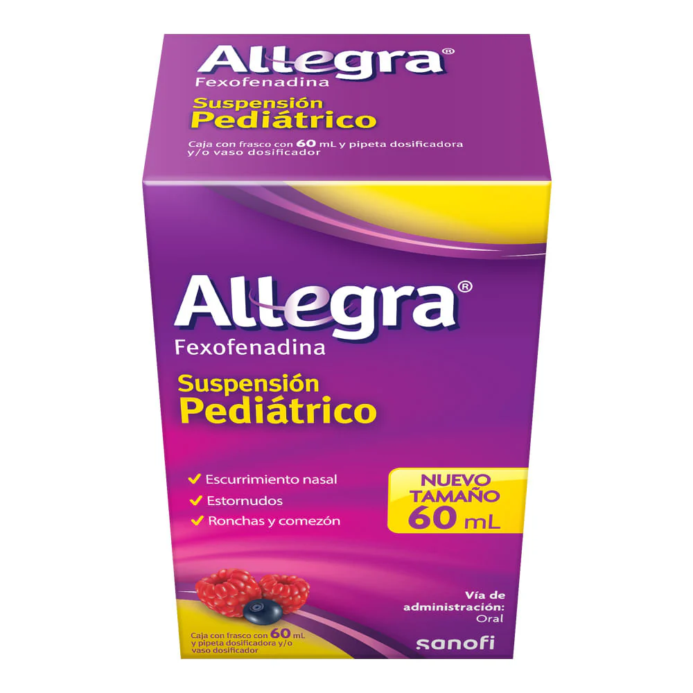 Allegra Suspension Pediatrica Frasco De 60 Ml - Image 4
