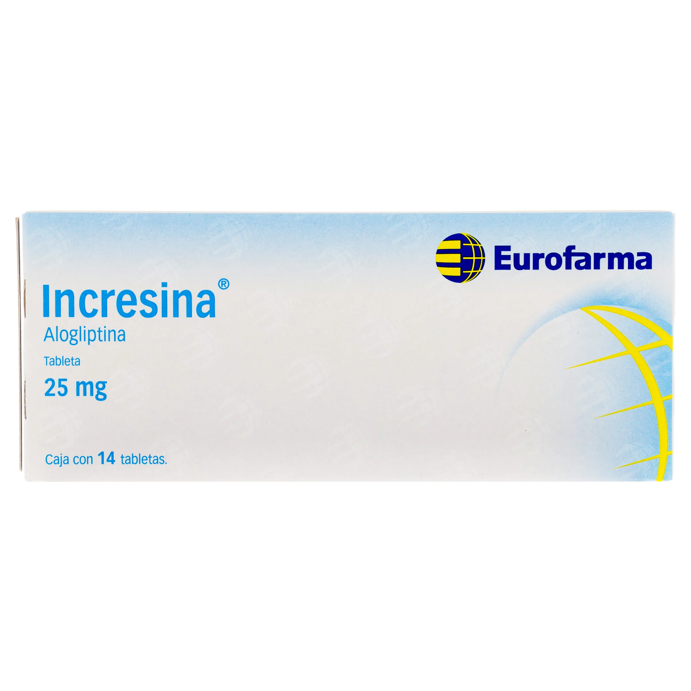 Incresina 25 Mg Con 14 Tabletas