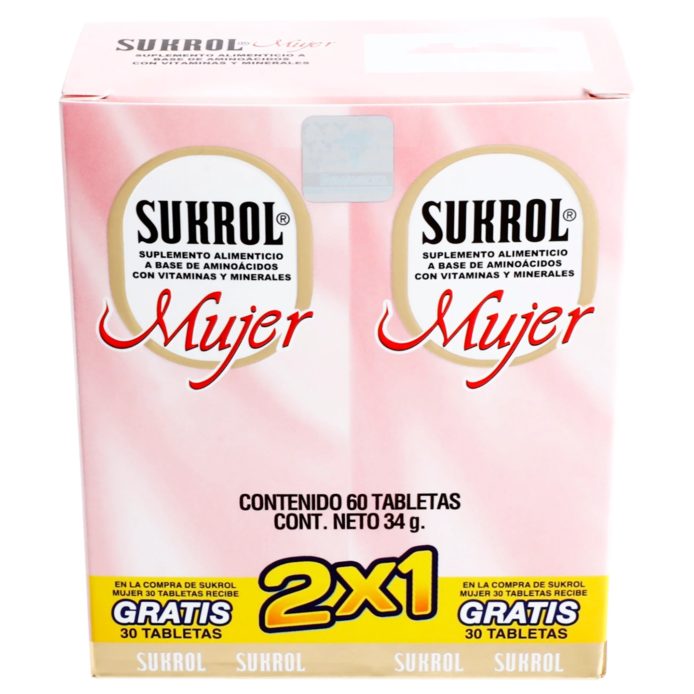 Sukrol Mujer Suplemento Alimenticio Con 30 Tabletas 2X1 - Image 3