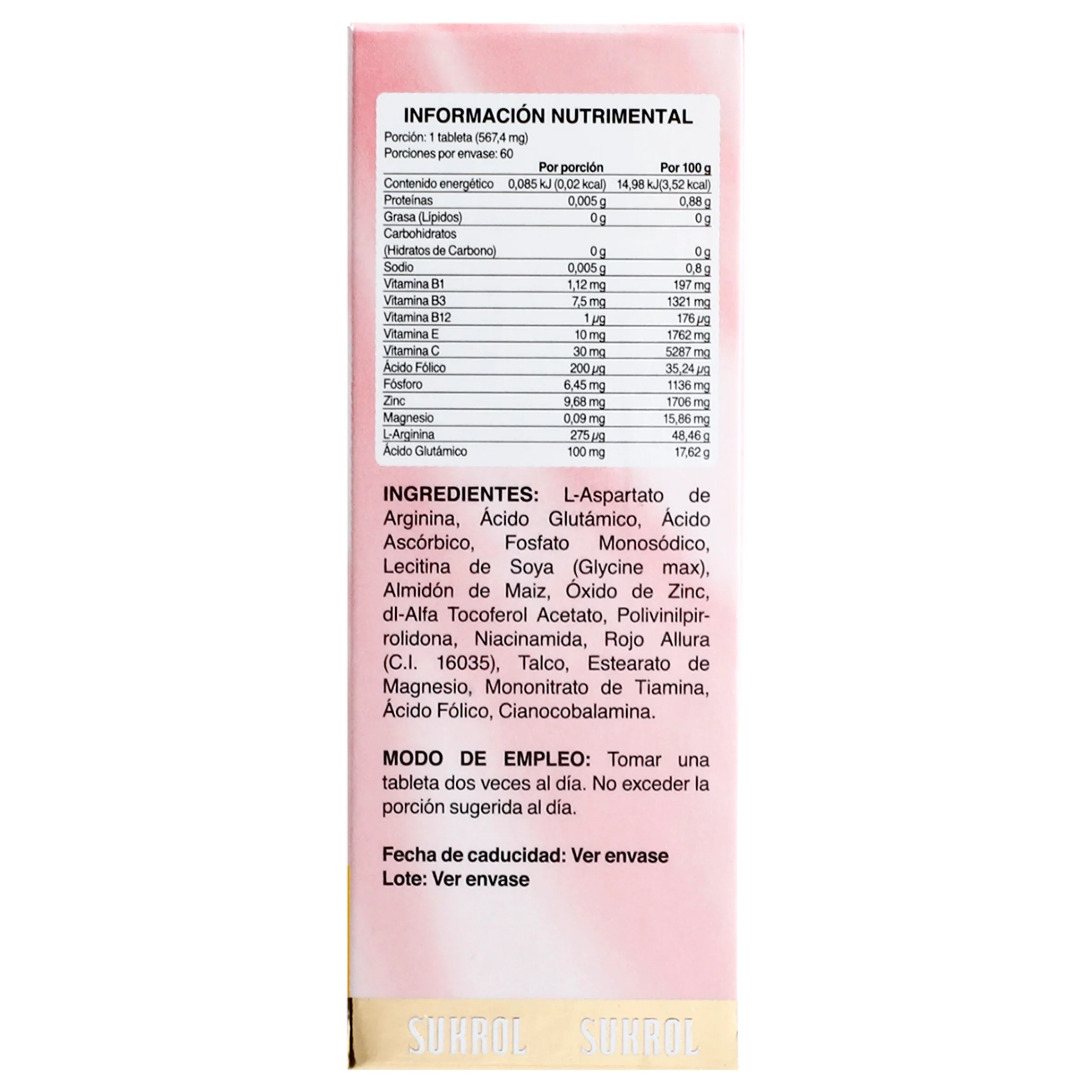 Sukrol Mujer Suplemento Alimenticio Con 30 Tabletas 2X1 - Image 5