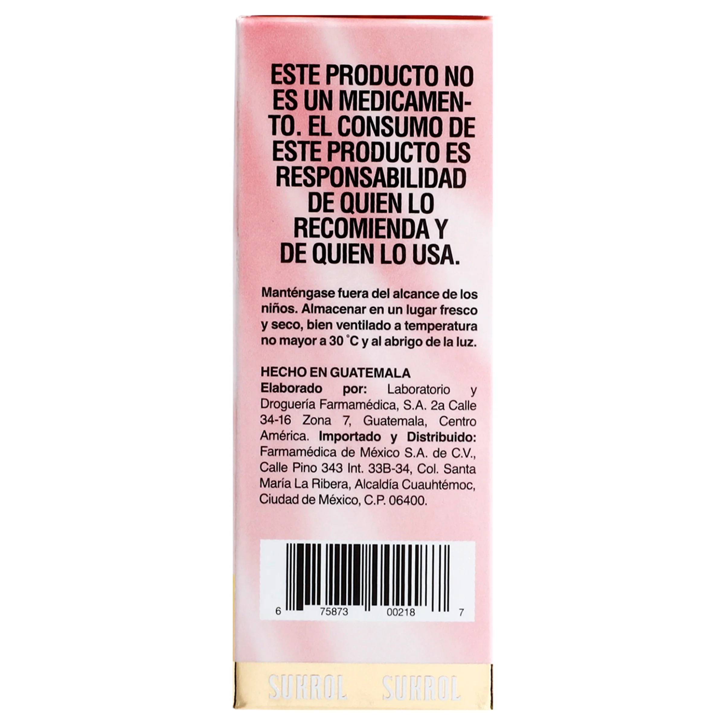 Sukrol Mujer Suplemento Alimenticio Con 30 Tabletas 2X1 - Image 8