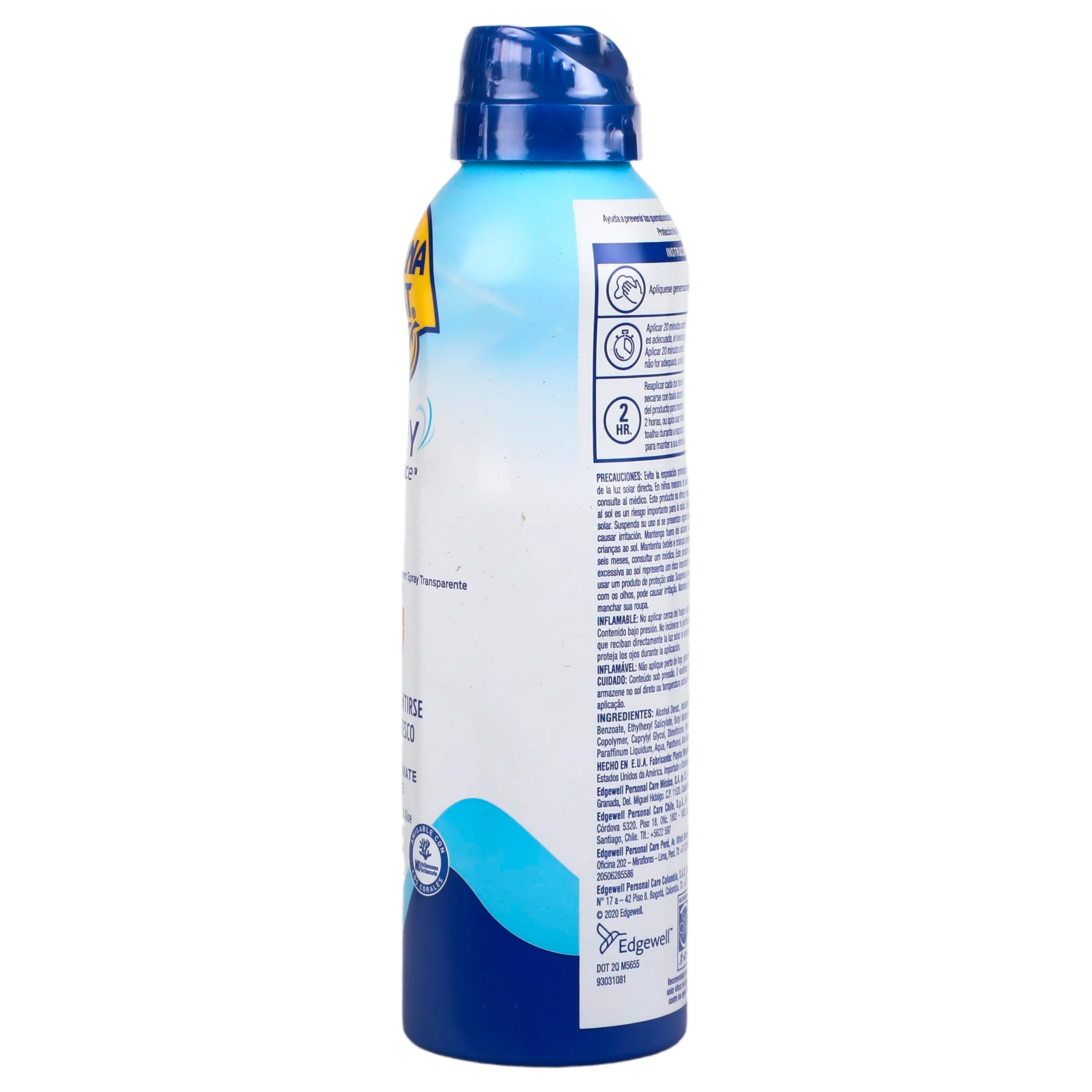 Bloqueador Banana Boat Dry Spray Fps 50 220 Ml - Image 5