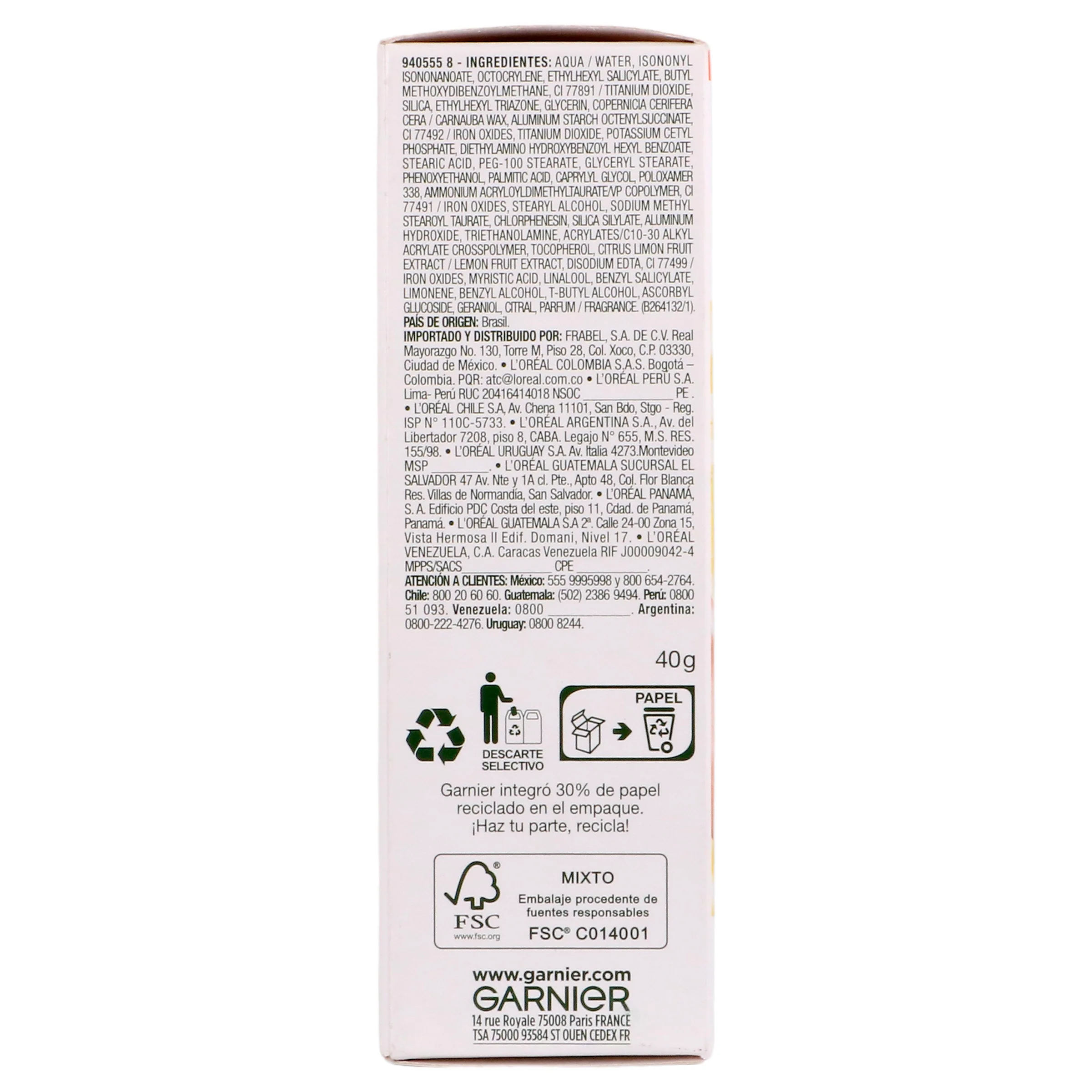 Crema Garnier Express Tono Medio Hidratante Con Color 40 G - Image 8
