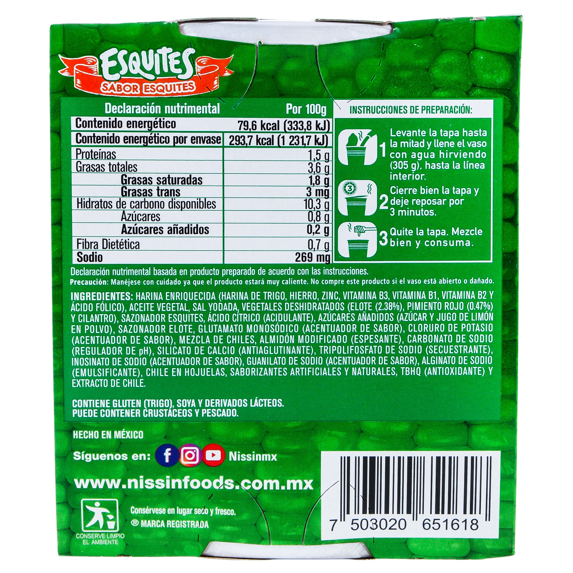 Sopa Nissin Cup Noodles Esquites 64 G - Image 7