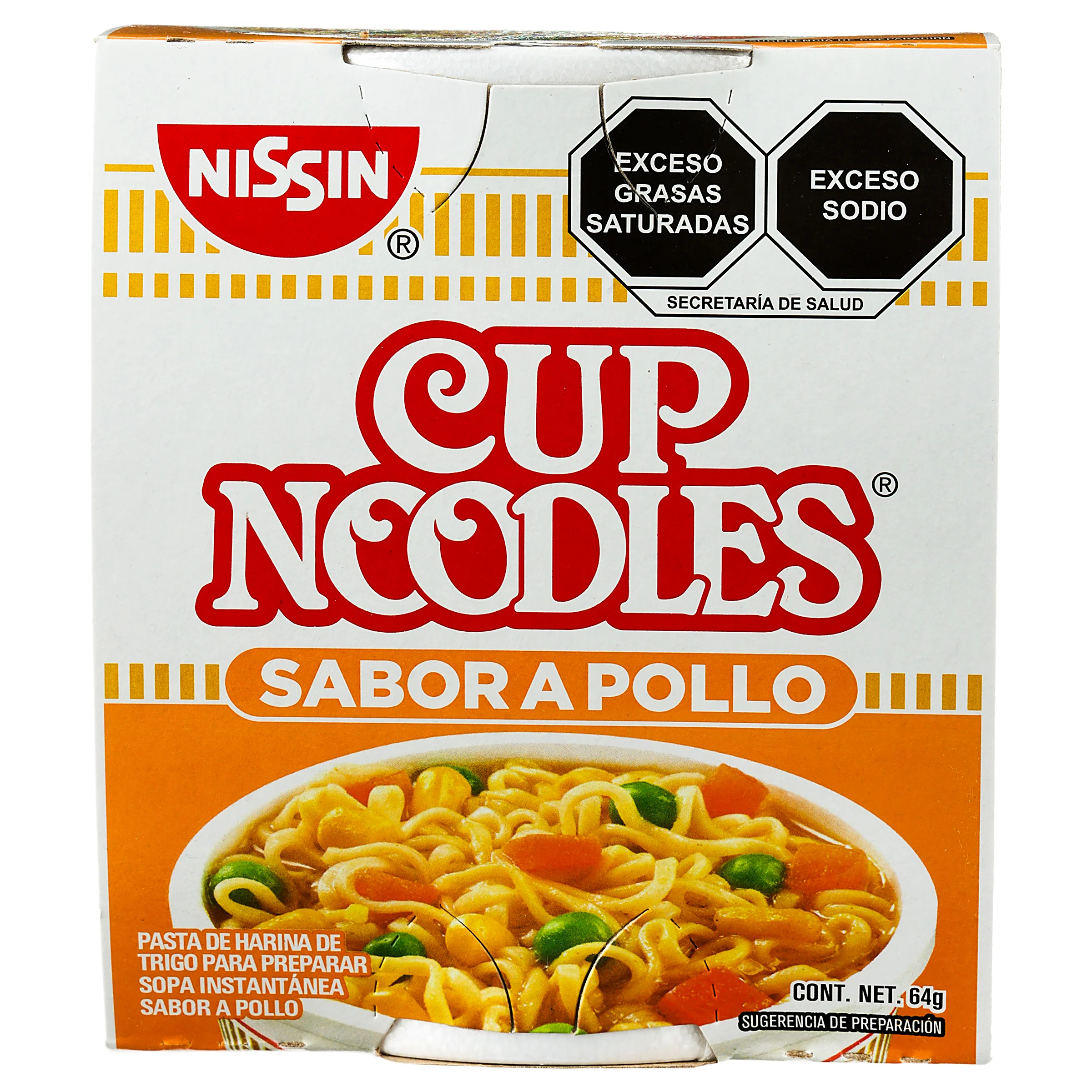 Sopa Nissin Cup Noodles Pollo 64 G