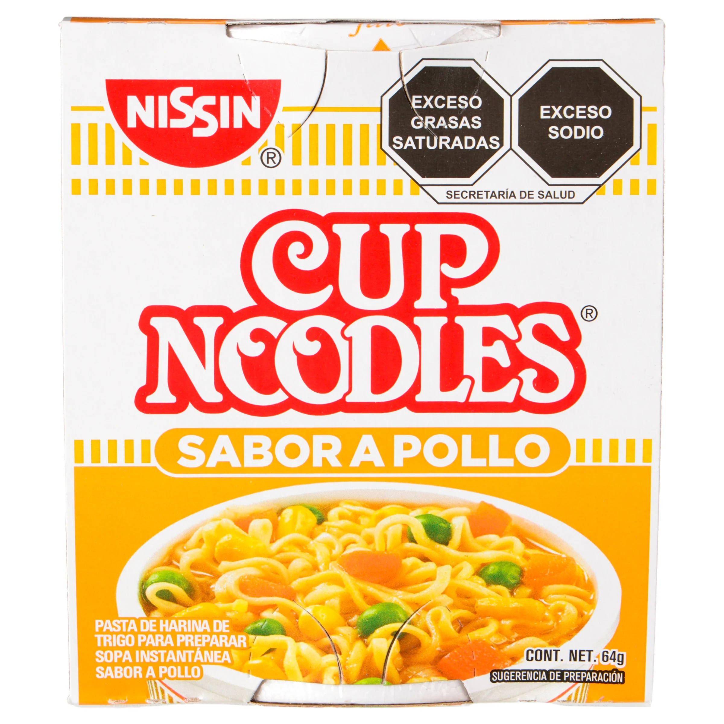 Sopa Nissin Cup Noodles Pollo 64 G - Image 2
