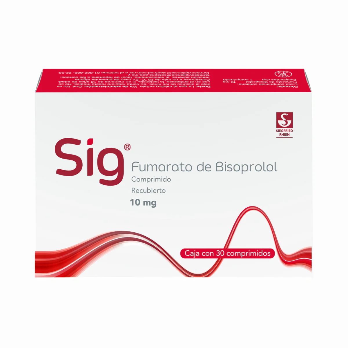 Sig 2.5 Mg - Caja Con 30 Comprimidos (Bisoprolol) - Image 4