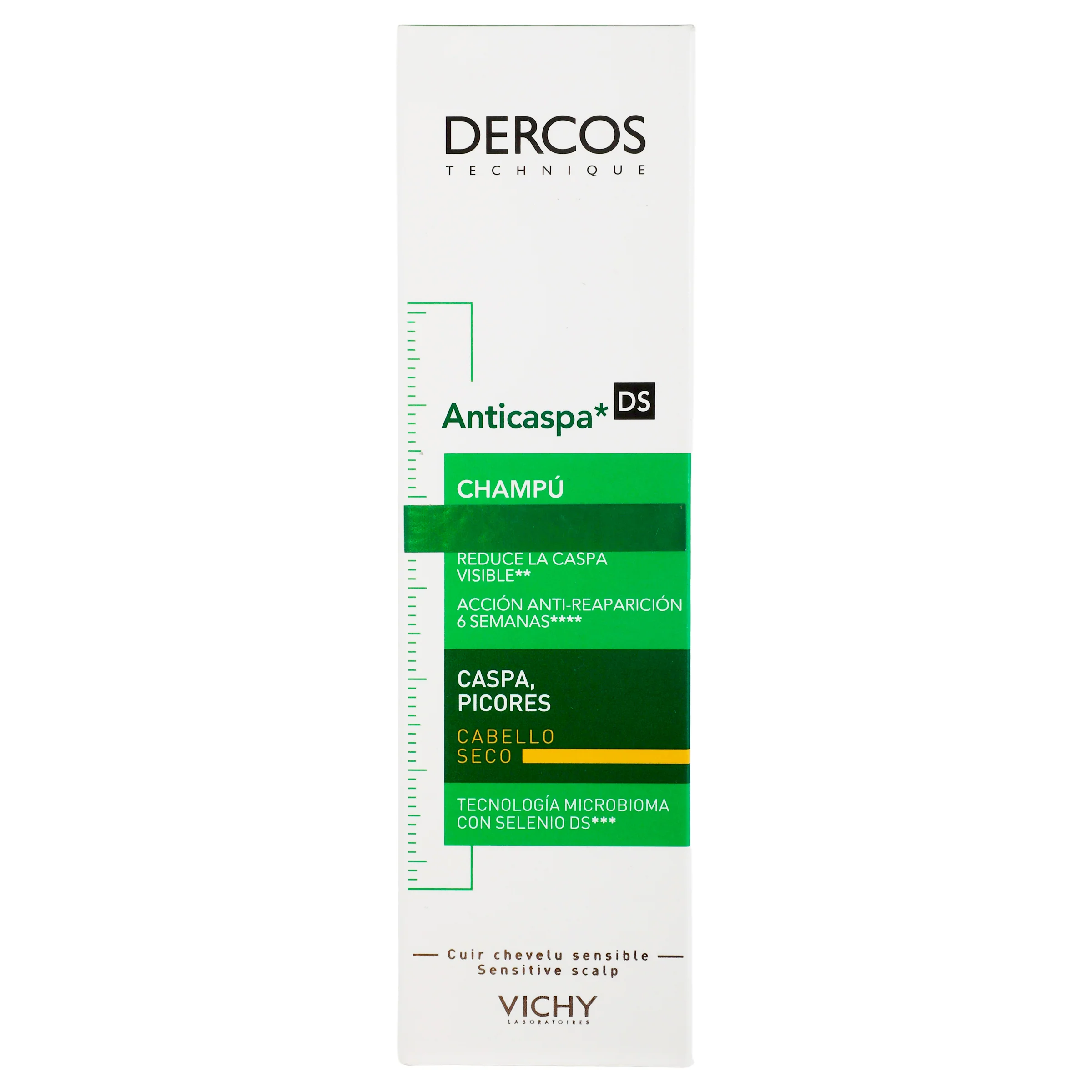 Shampoo Dercos Anticaspa Para Cabello Seco 200 Ml