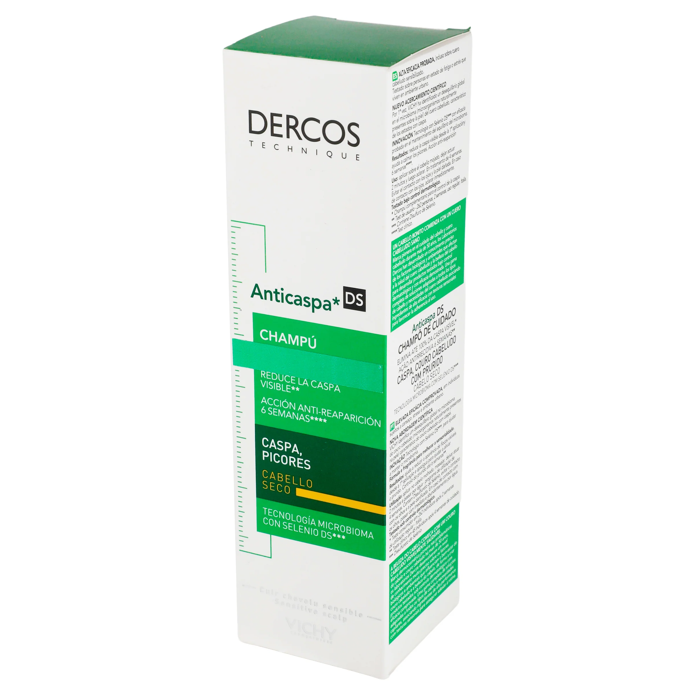 Shampoo Dercos Anticaspa Para Cabello Seco 200 Ml - Image 3