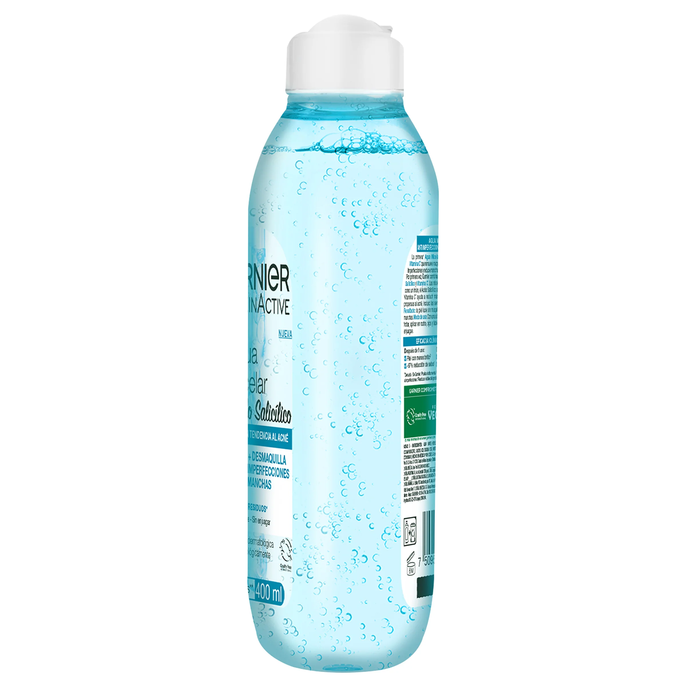 Agua Micelar Acido Salicilico Garnier Anti-Acne 400 Ml