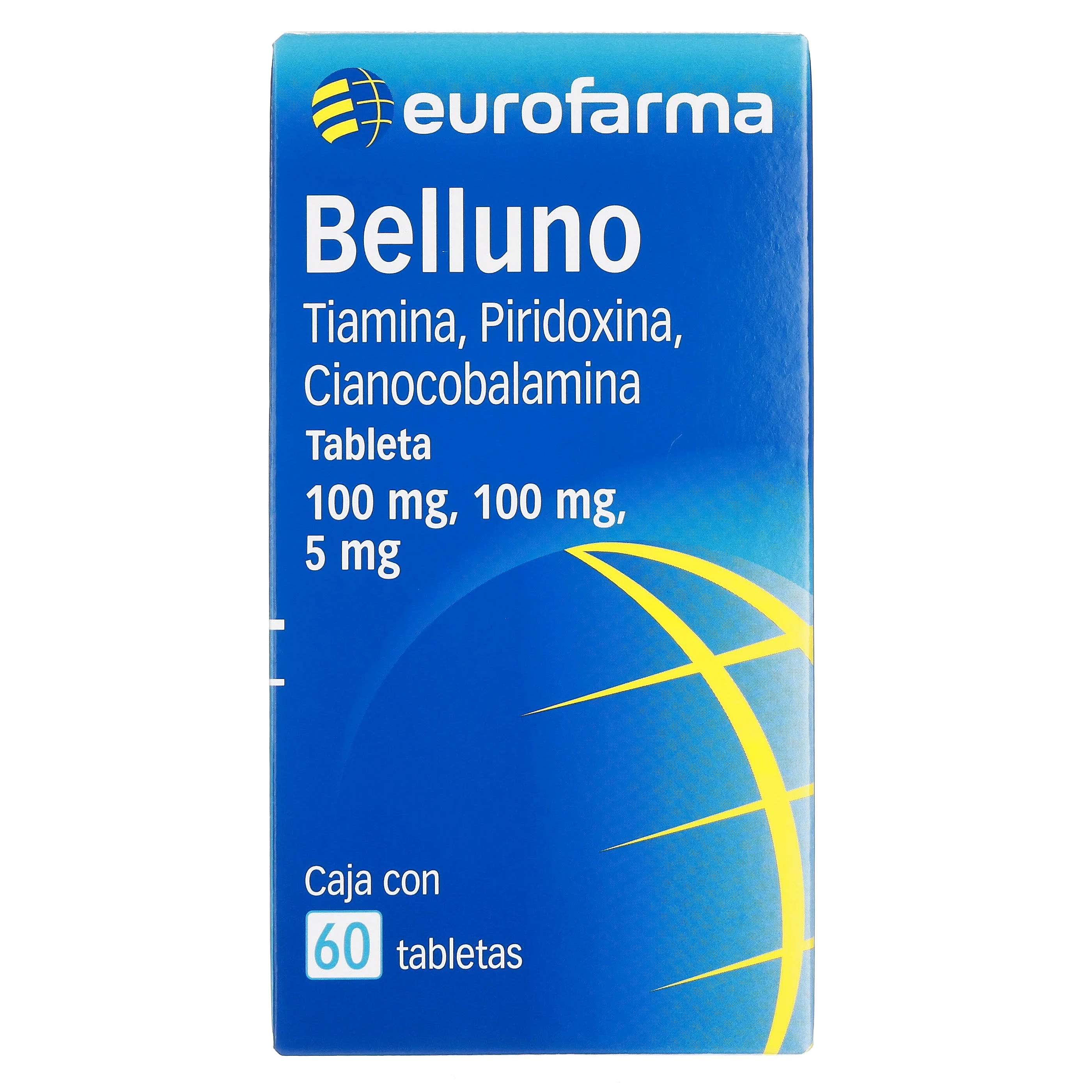 Belluno 100/100/5 Mg Con 60 Tabletas