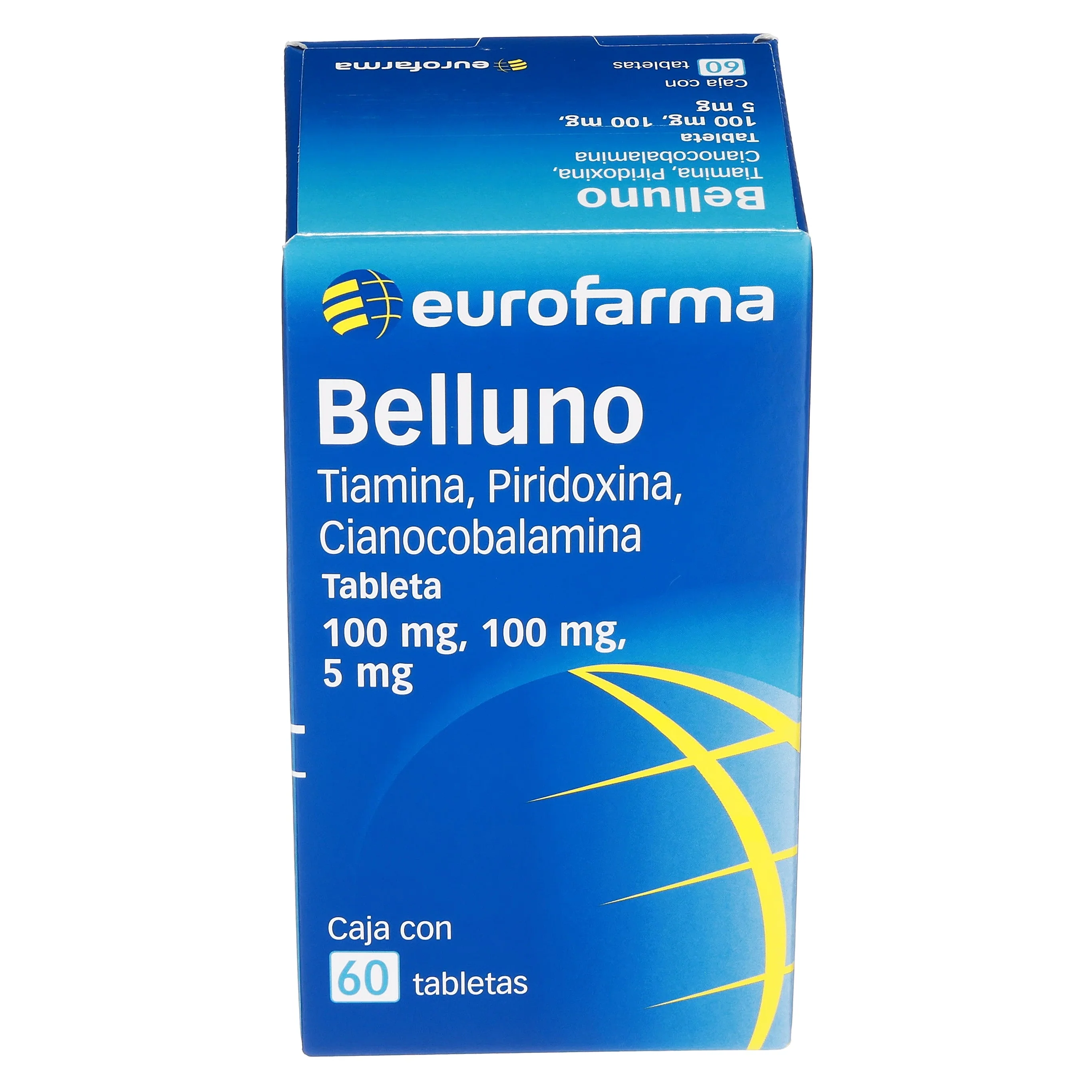 Belluno 100/100/5 Mg Con 60 Tabletas - Image 3
