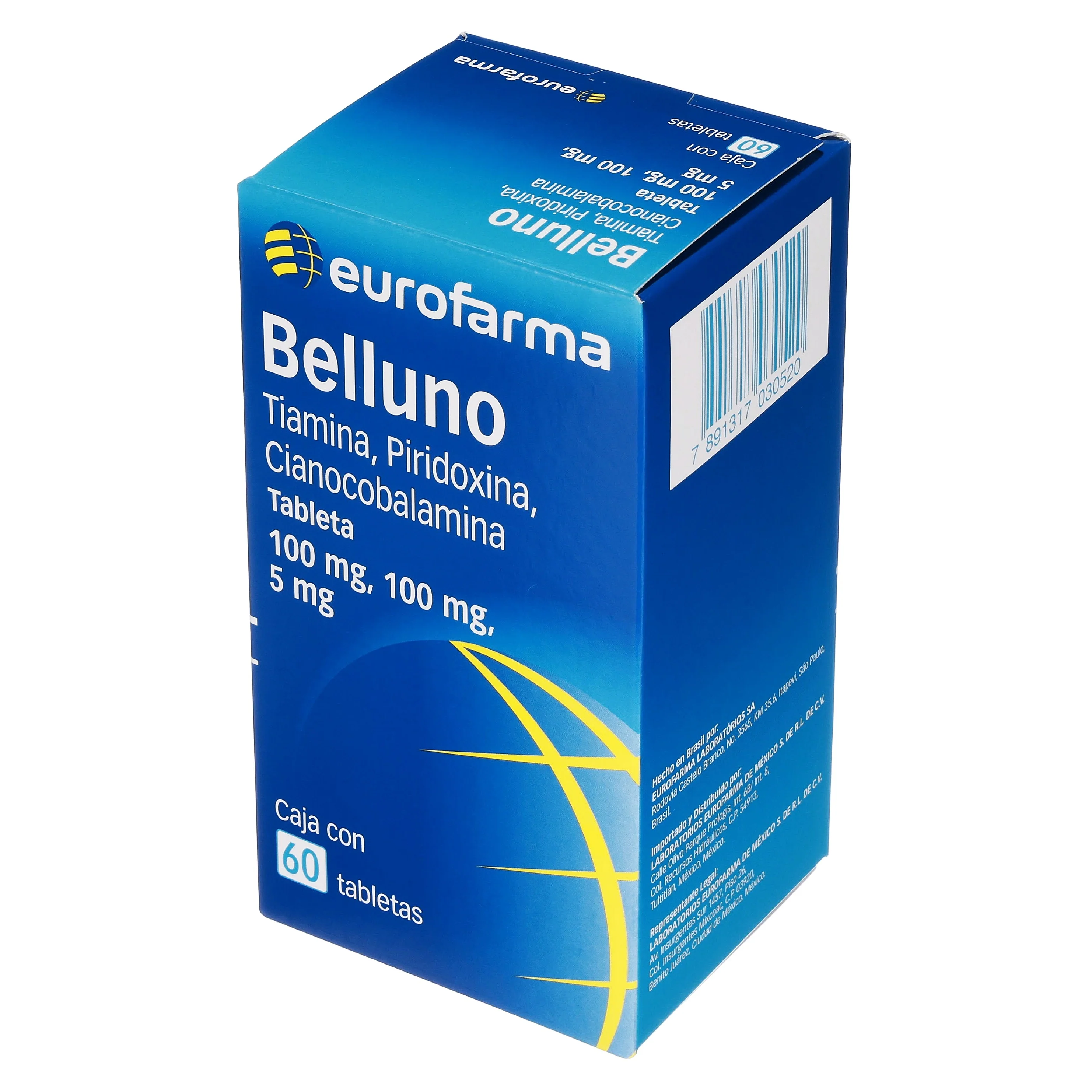 Belluno 100/100/5 Mg Con 60 Tabletas - Image 4