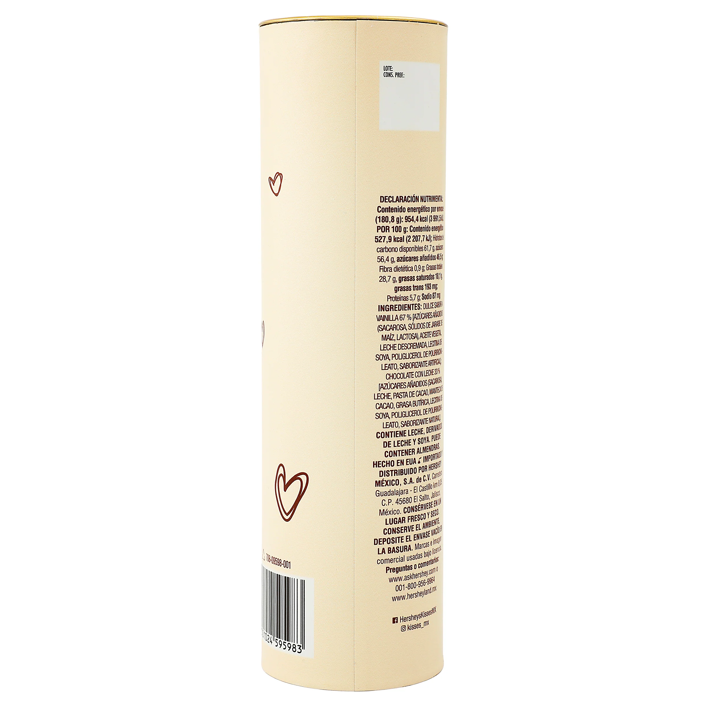 Chocolate Hersheys Kisses Vainilla Y Chocolate 180.8 G - Image 7