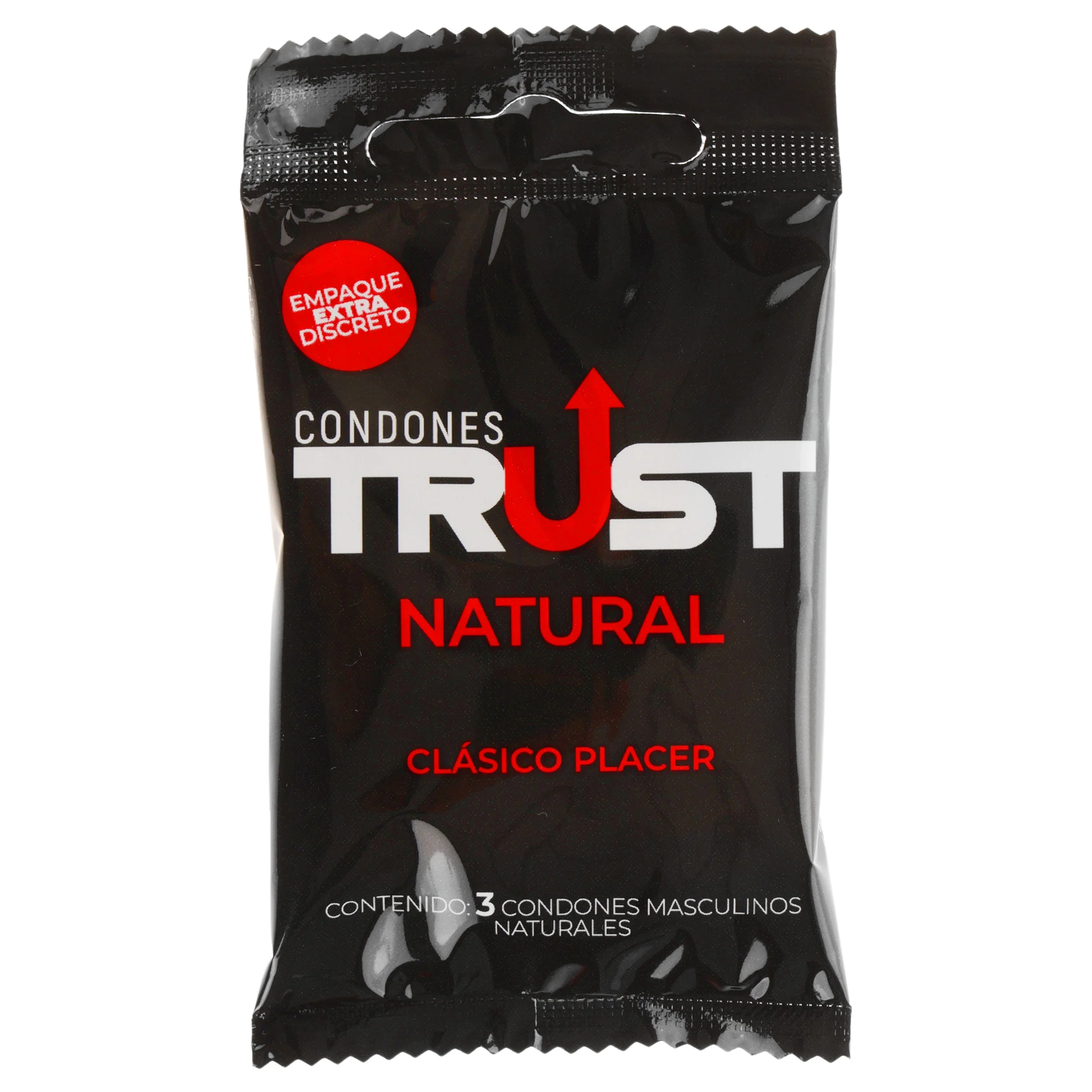 Preservativo Trust Natural Con 3 Piezas