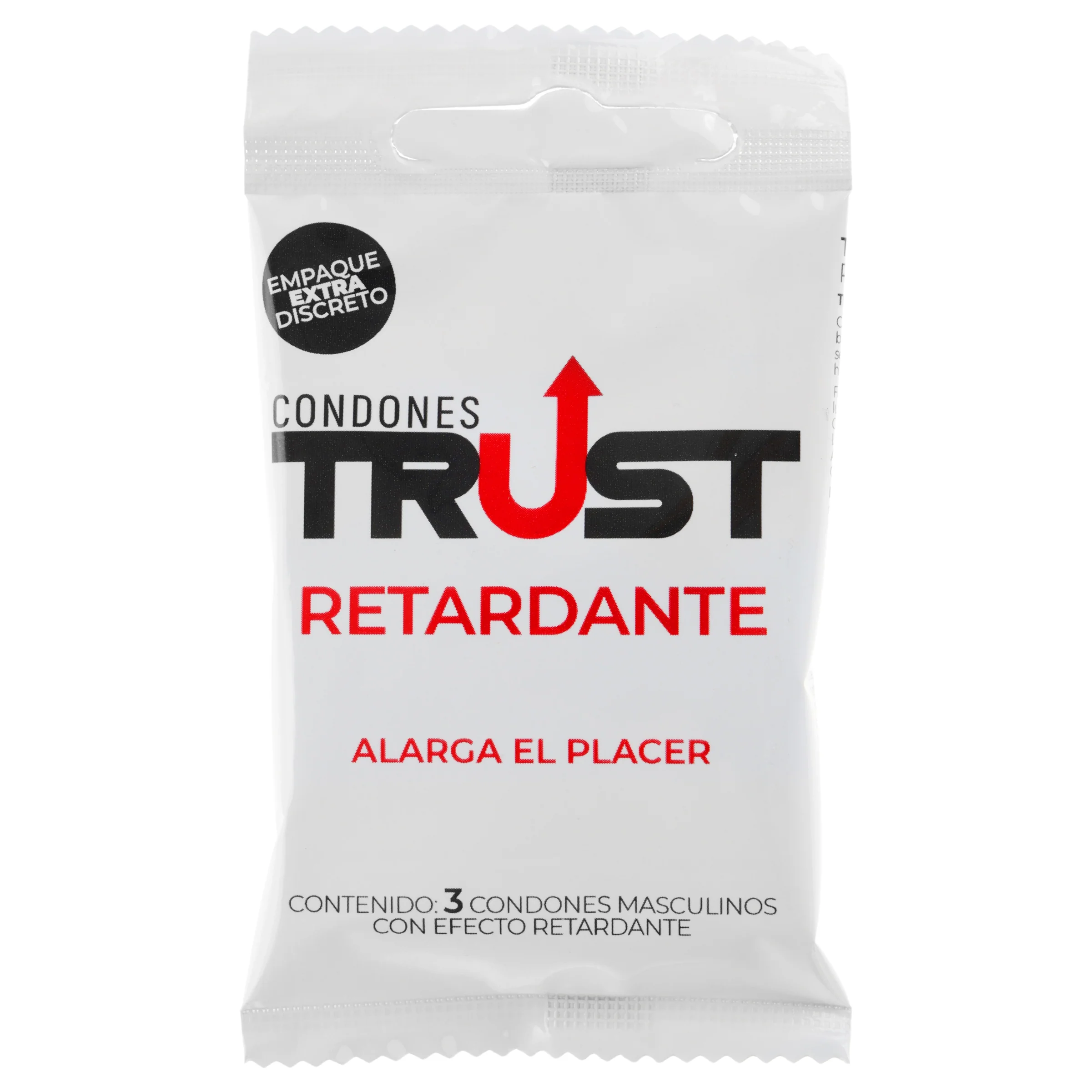 Preservativo Trust Retardante Con 3 Piezas