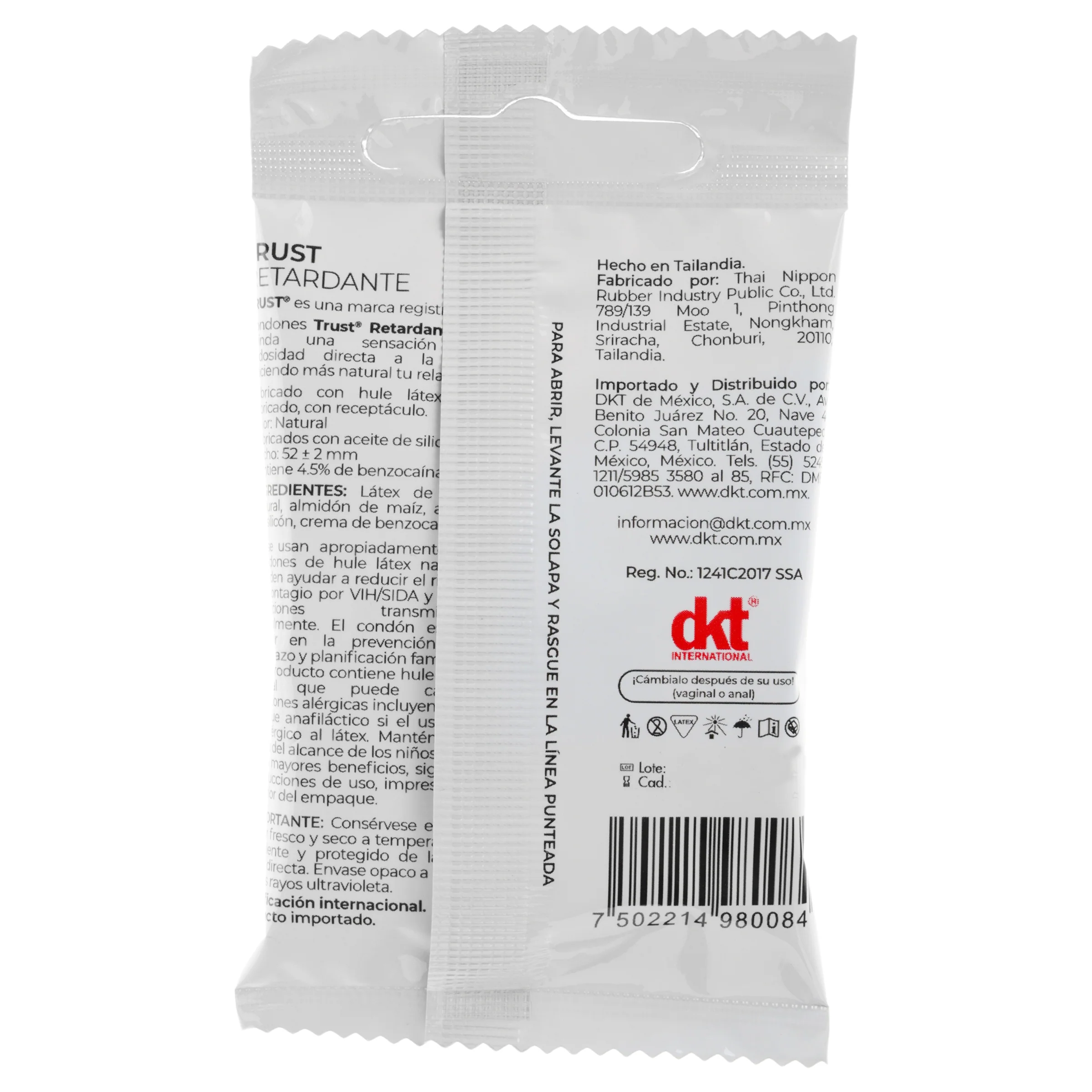 Preservativo Trust Retardante Con 3 Piezas - Image 2