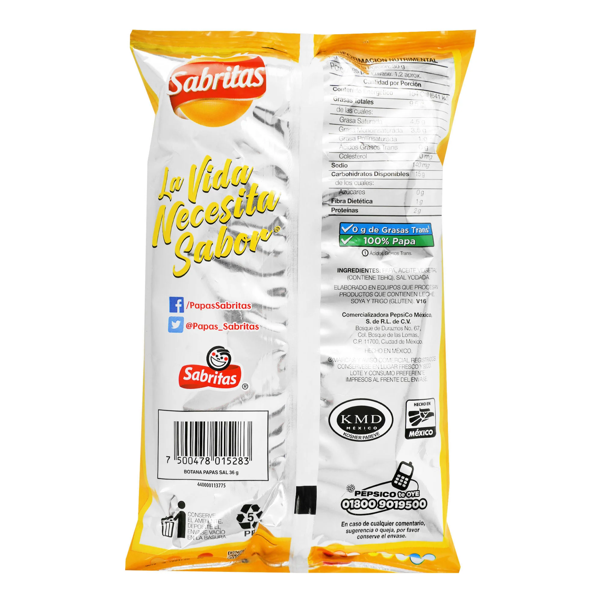 Papas Con Sal 36 G - Image 2