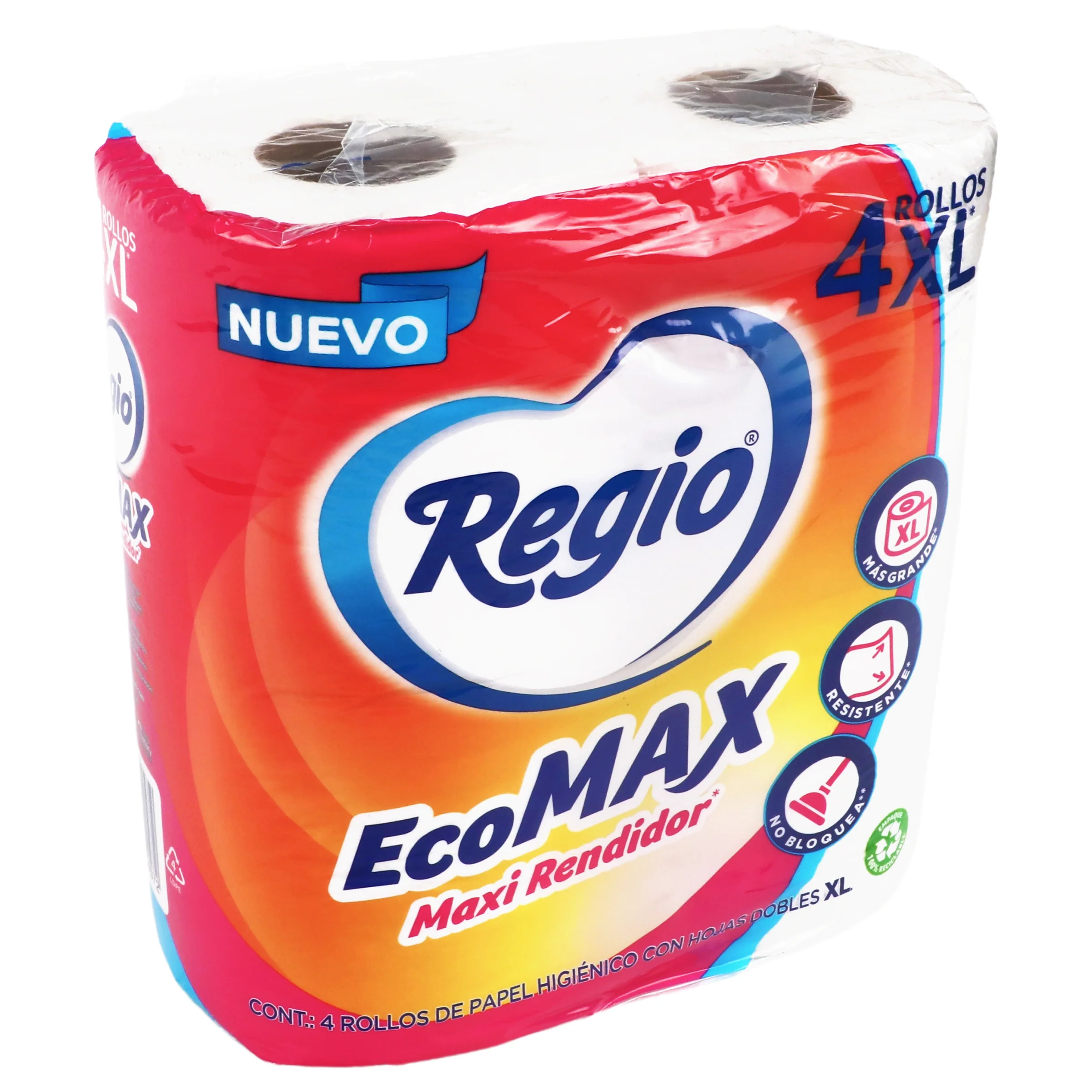 Papel Higienico Regio Ecomax 4 Rollos - Image 2