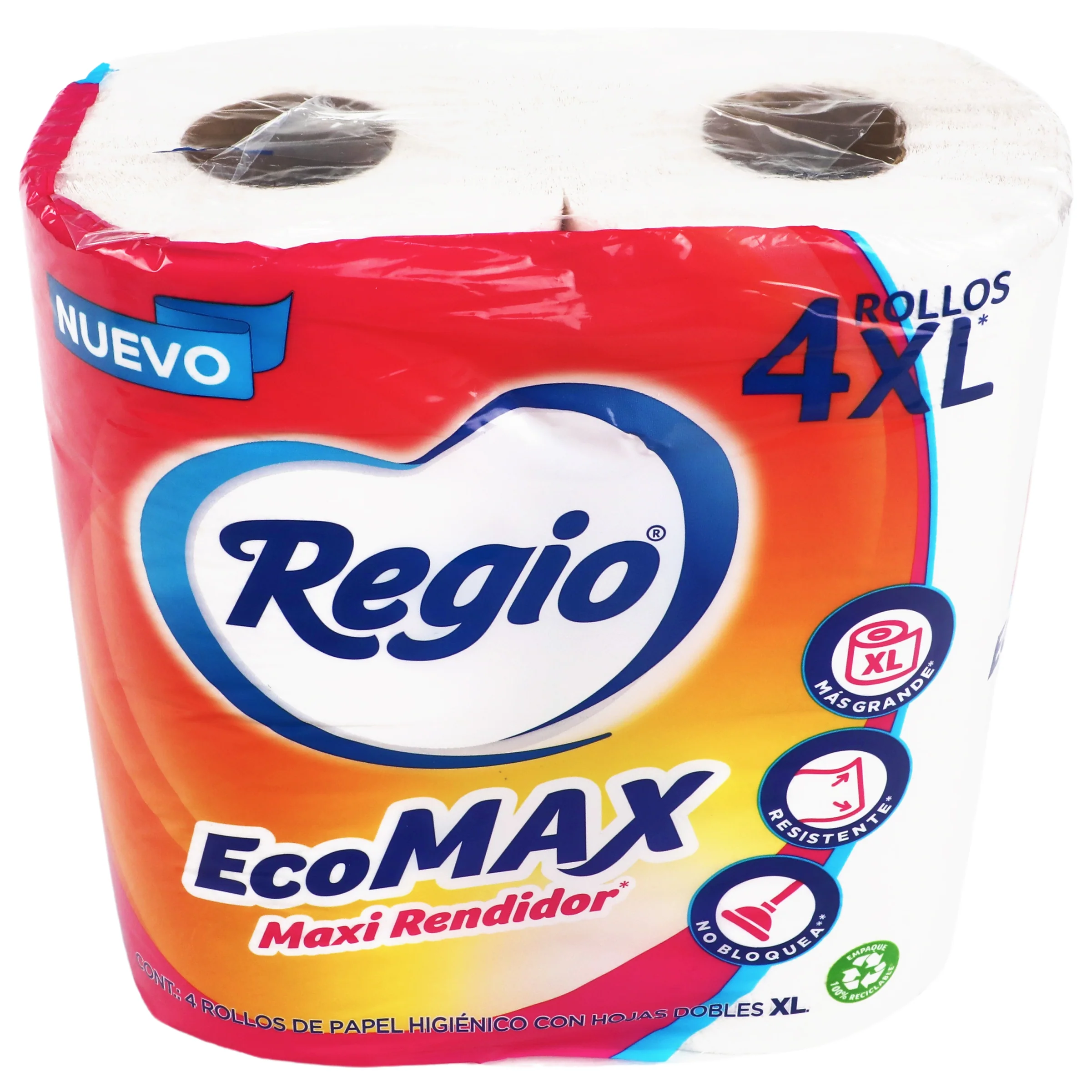 Papel Higienico Regio Ecomax 4 Rollos - Image 3