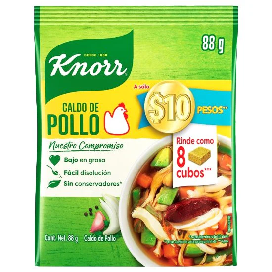 Consome Knorr Caldo De Pollo Polvo 88 G