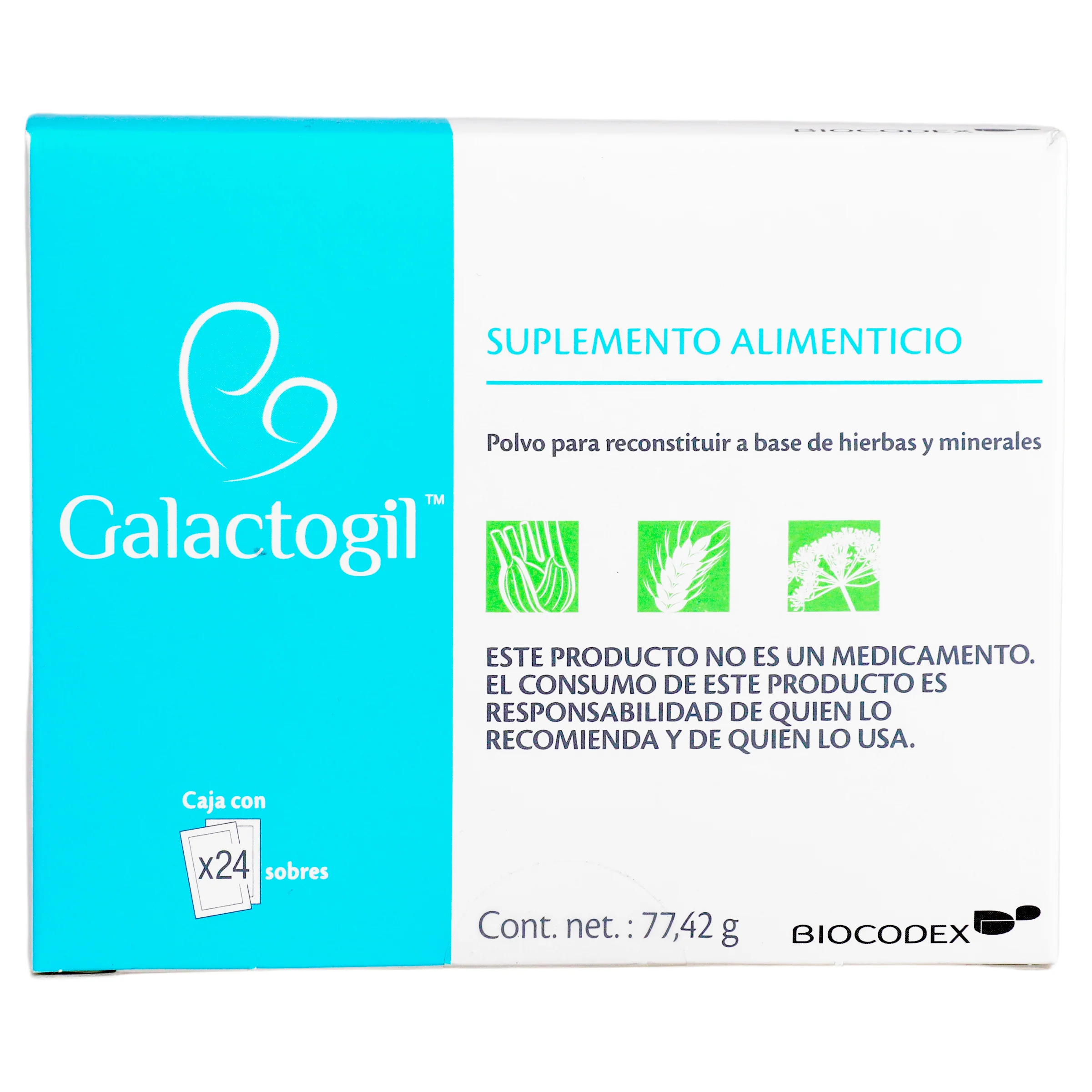 Galactogil Suplemento Alimenticio 77.42 G Con 24 Sobres