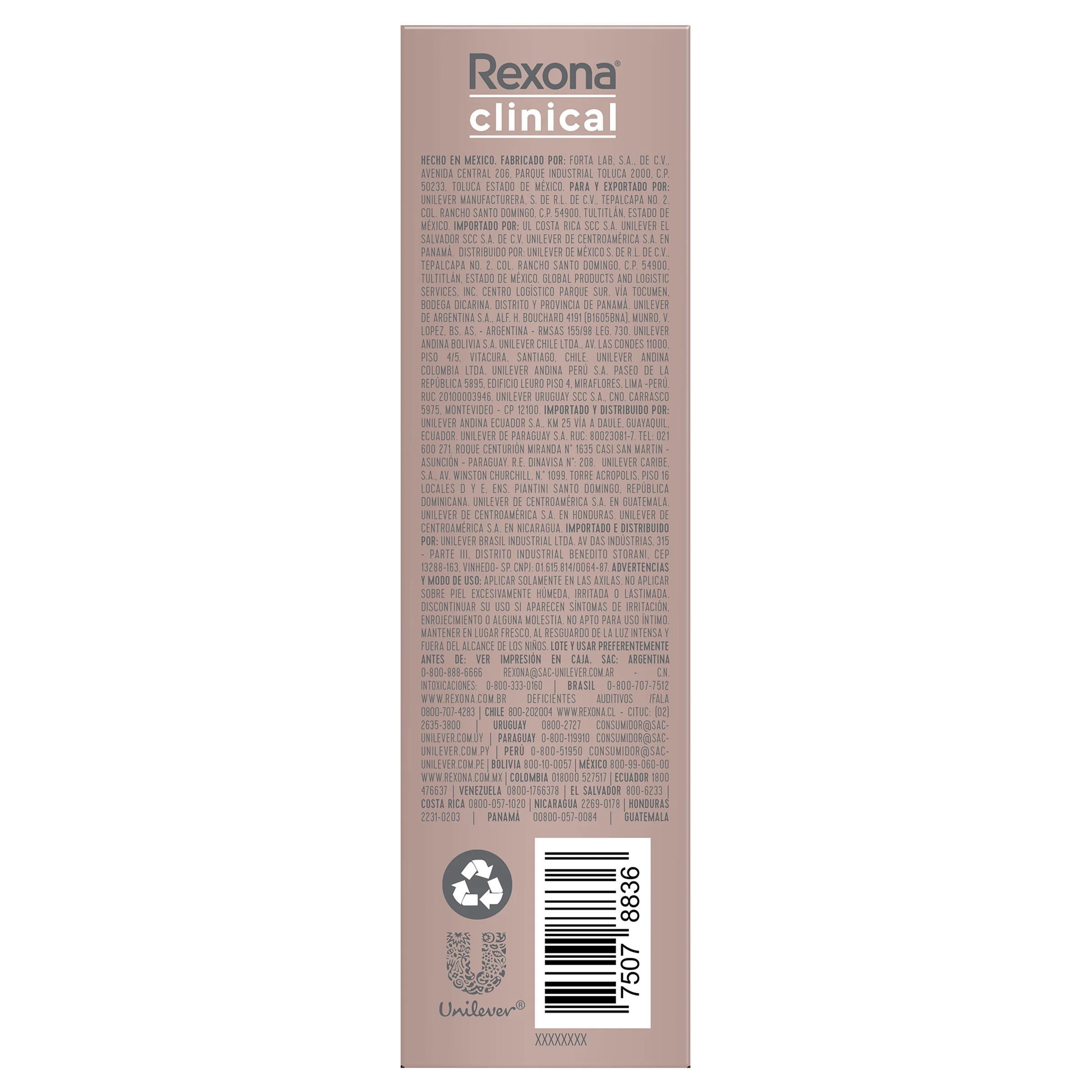 Desod Rexona Clin Refresh 3X 58G - Image 2